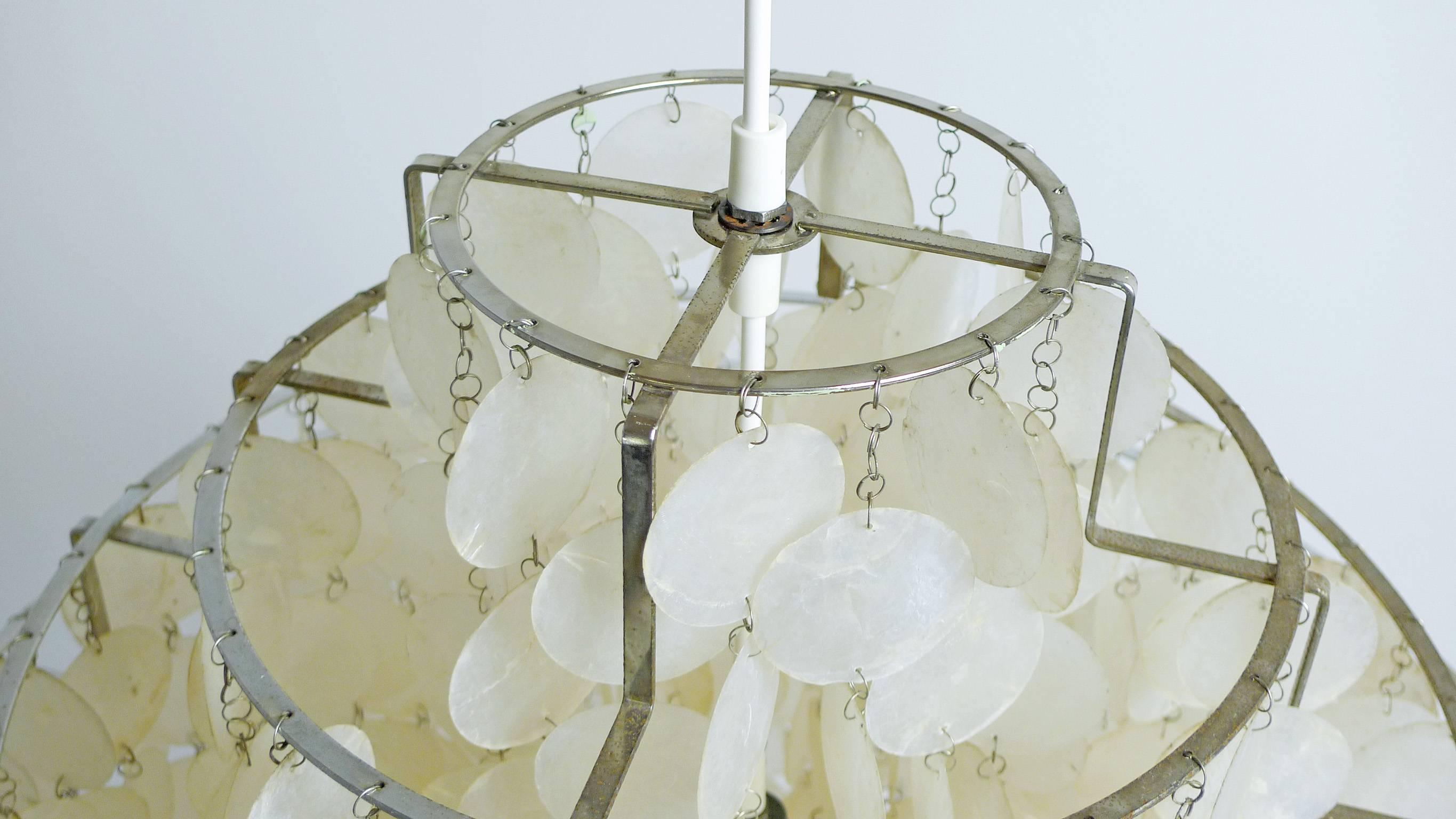 First Series Fun 0 DM Chandelier by Verner Panton for J. Luber Ag, Switzerland For Sale 1