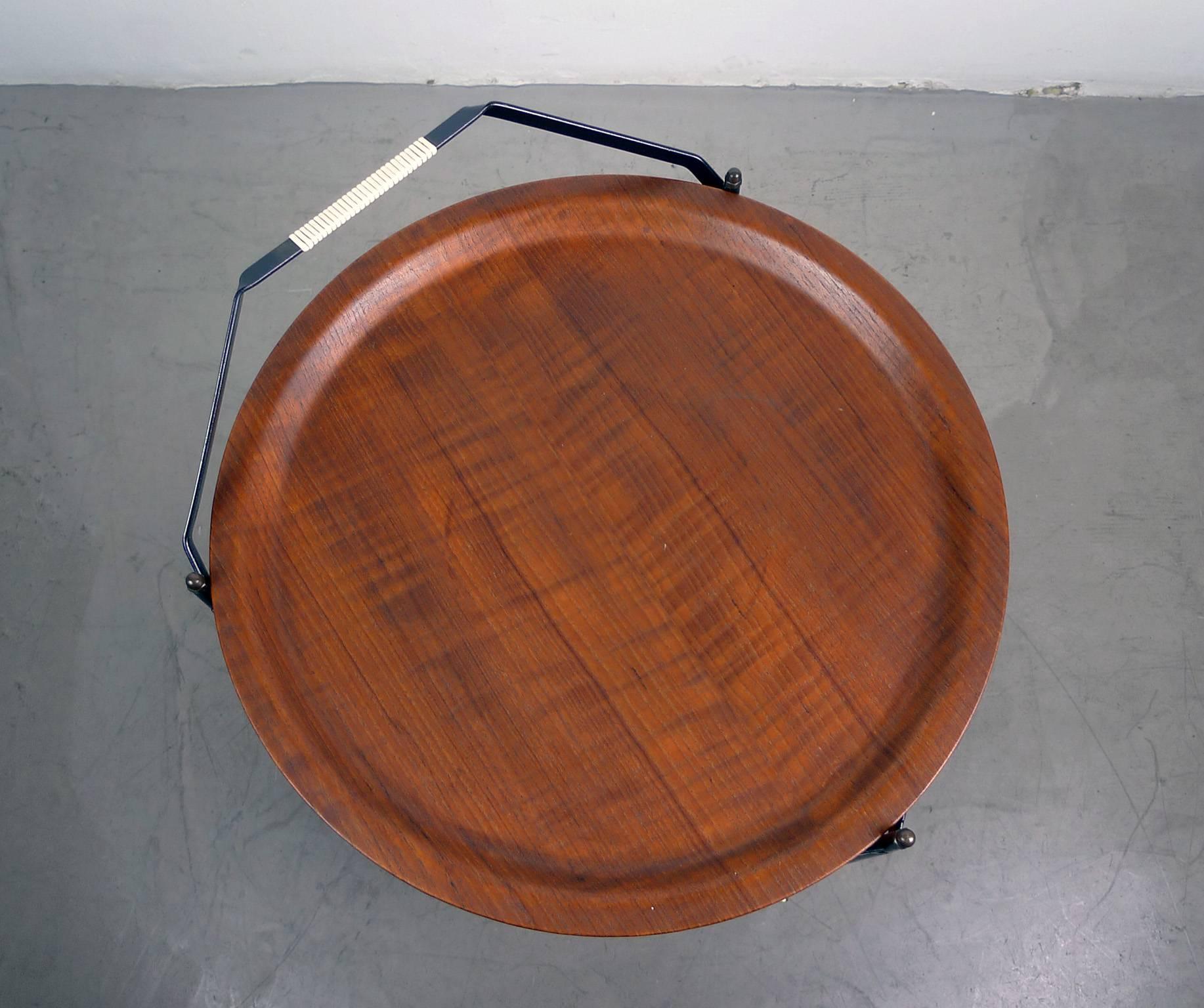 20th Century 1950s Tea Trolley with Teak Trays from Denmark