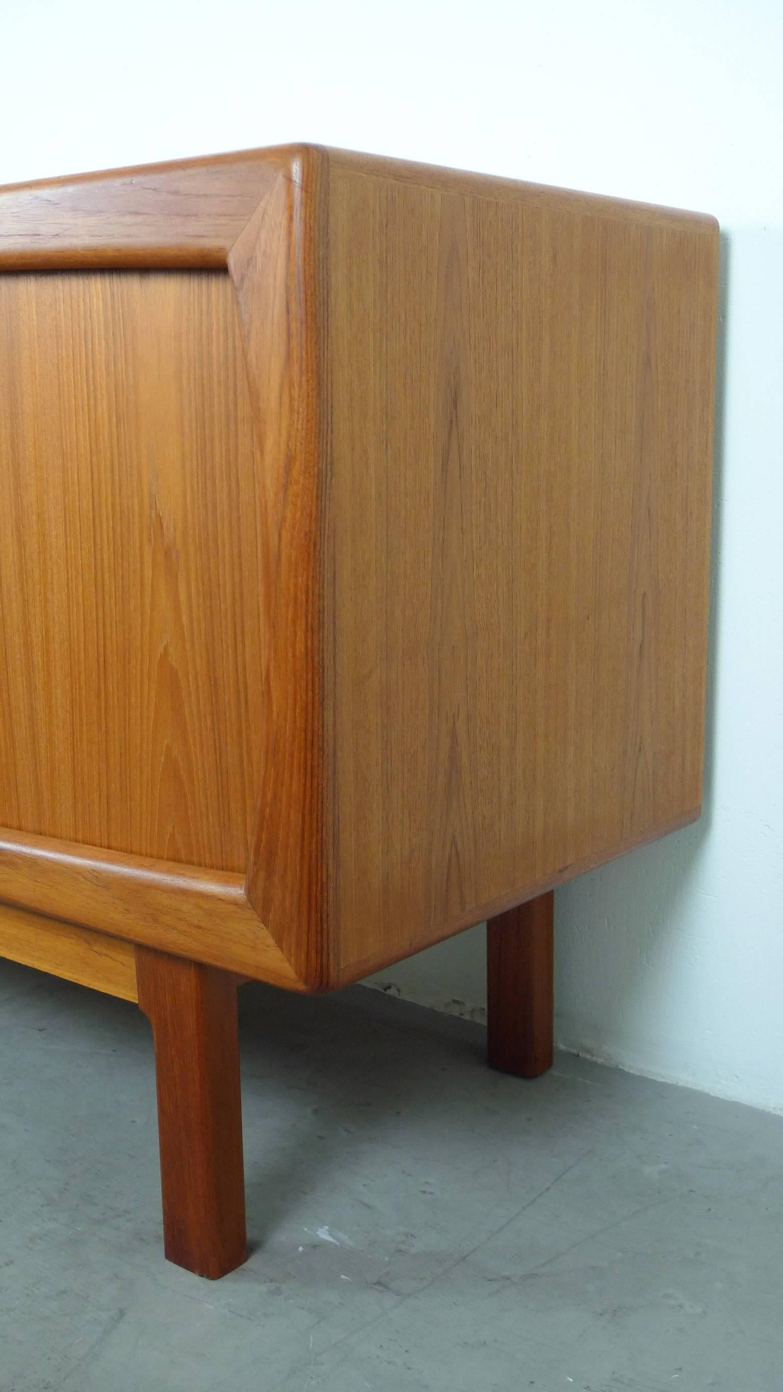 20th Century Teak Sideboard with Sliding Doors and Drawers from Dyrlund, Denmark, 1960s