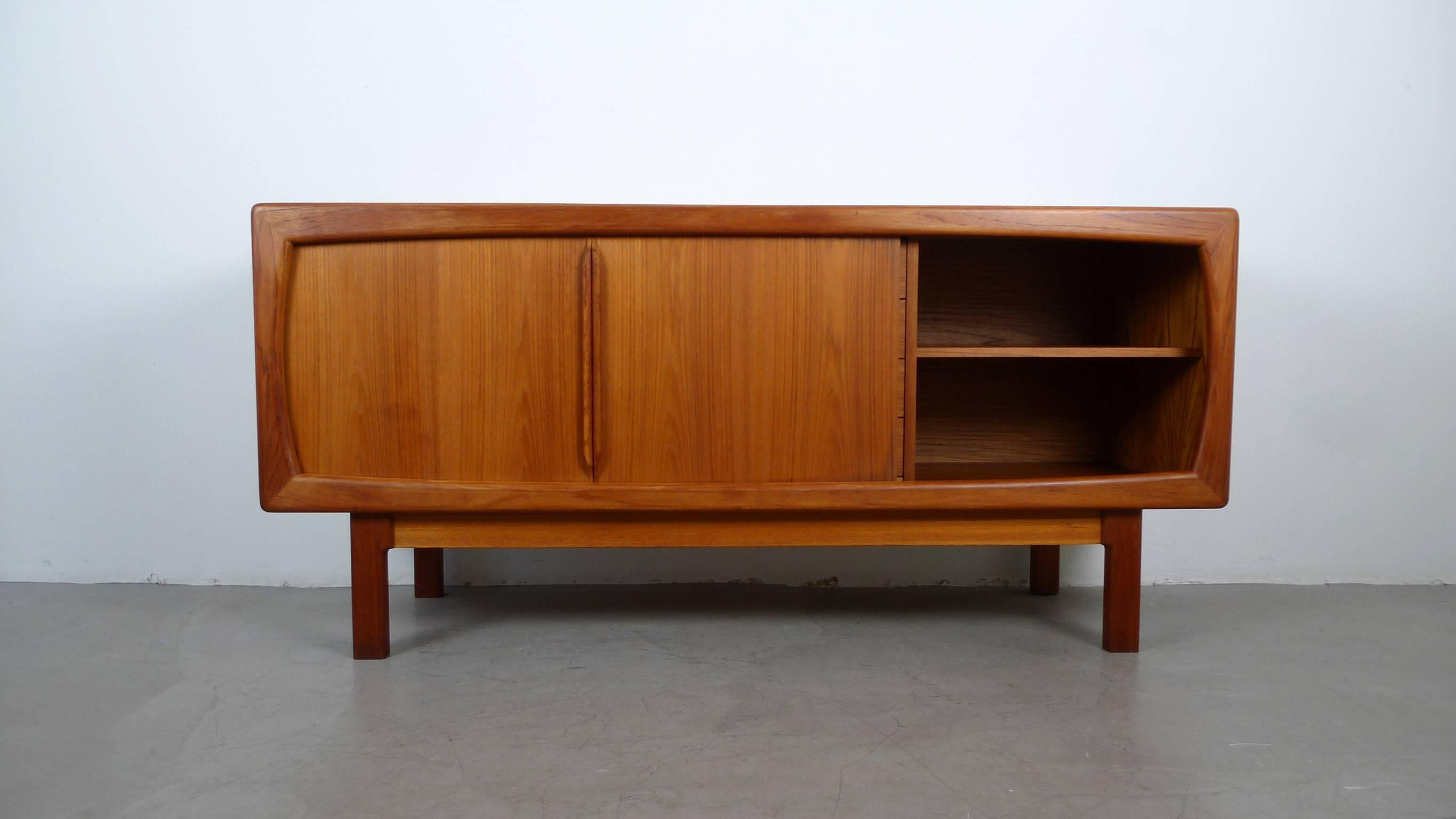 Teak Sideboard with Sliding Doors and Drawers from Dyrlund, Denmark, 1960s 3