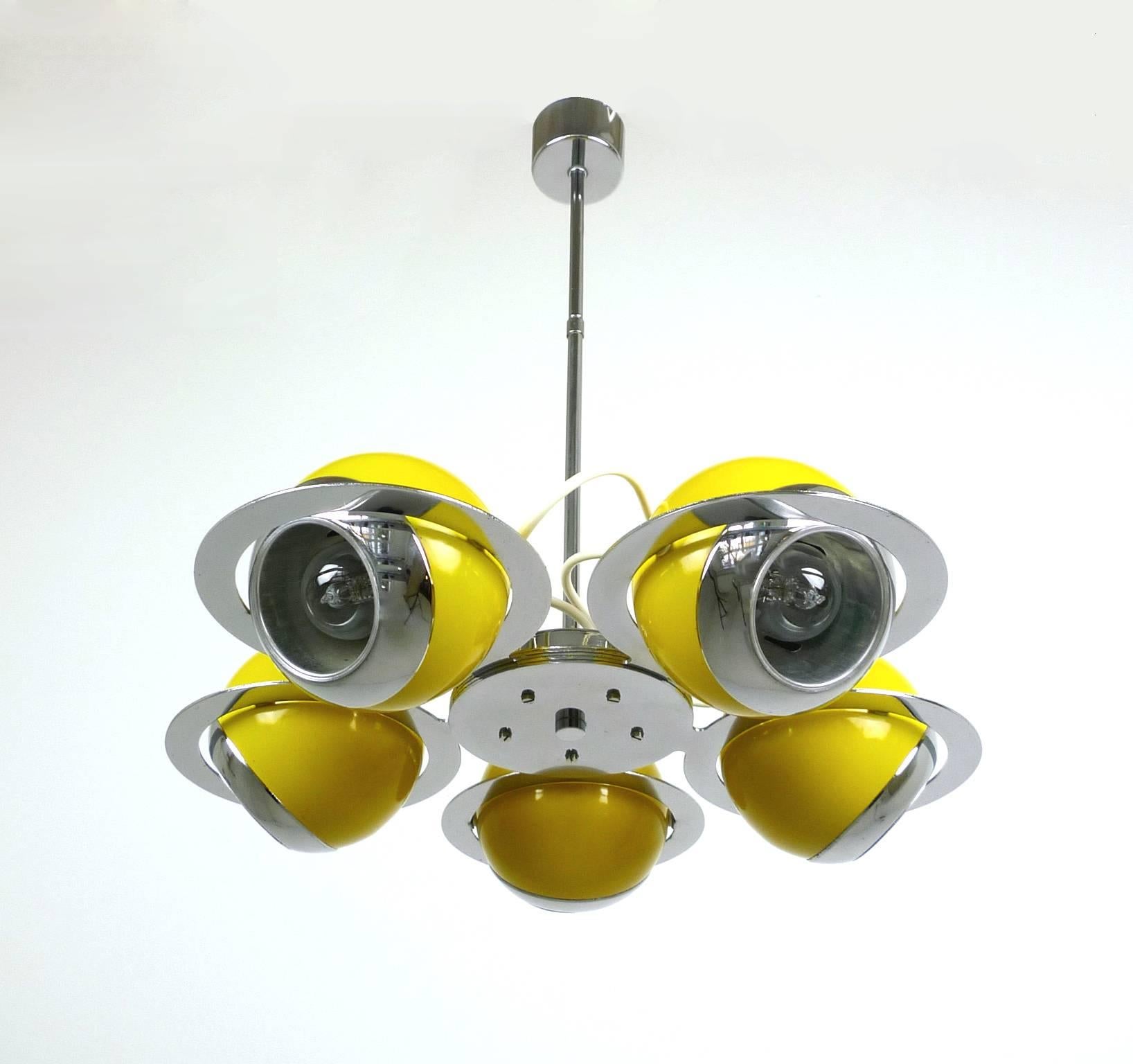 Lacquered Adjustable Ceiling Spotlight from Germany, 1970s