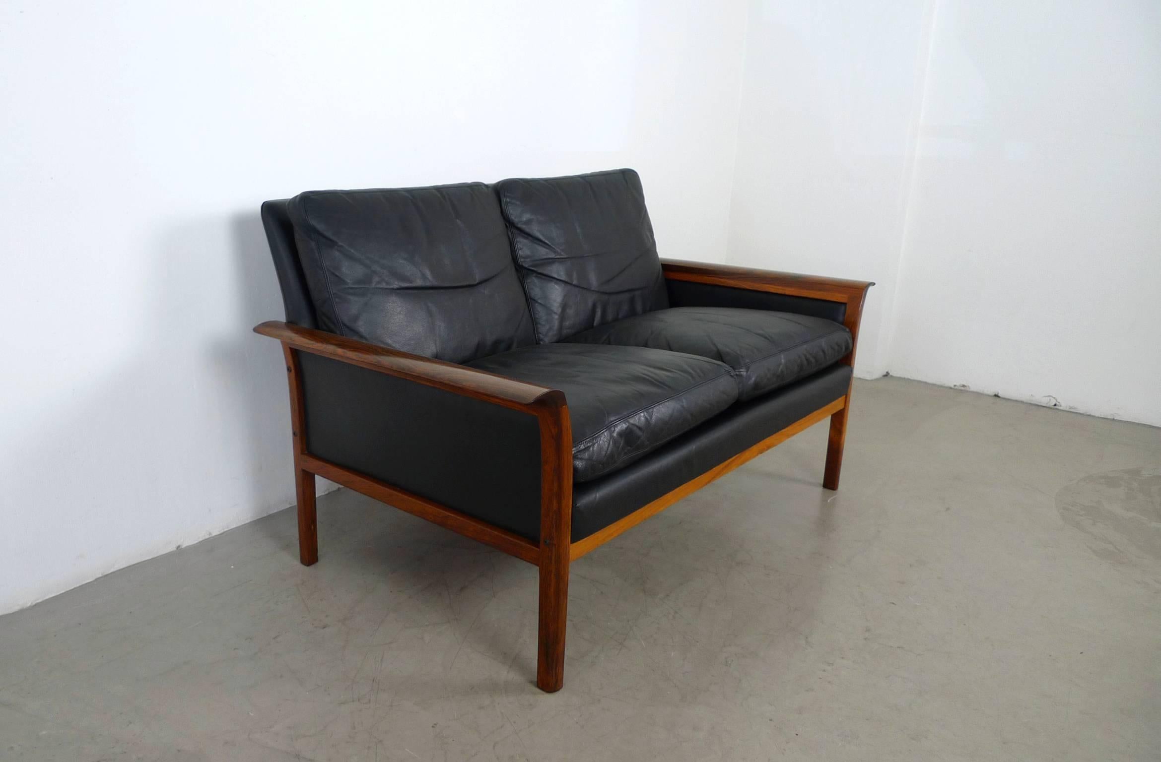 Mid-Century Modern Two-Seat Sofa by Knut Saeter for Vatne Mobler, Norway, 1960s