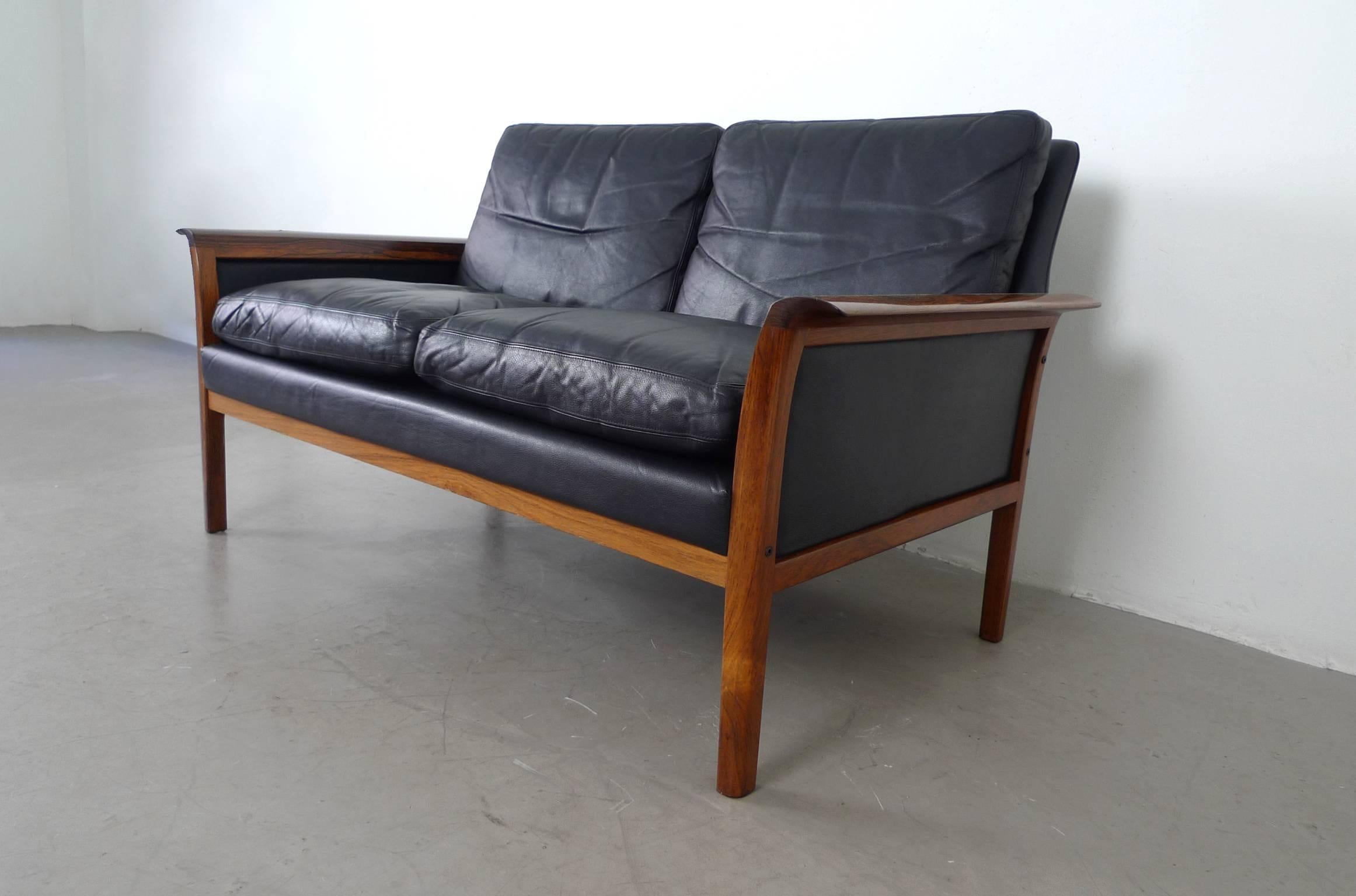 Two-Seat Sofa by Knut Saeter for Vatne Mobler, Norway, 1960s In Good Condition In Berlin, DE