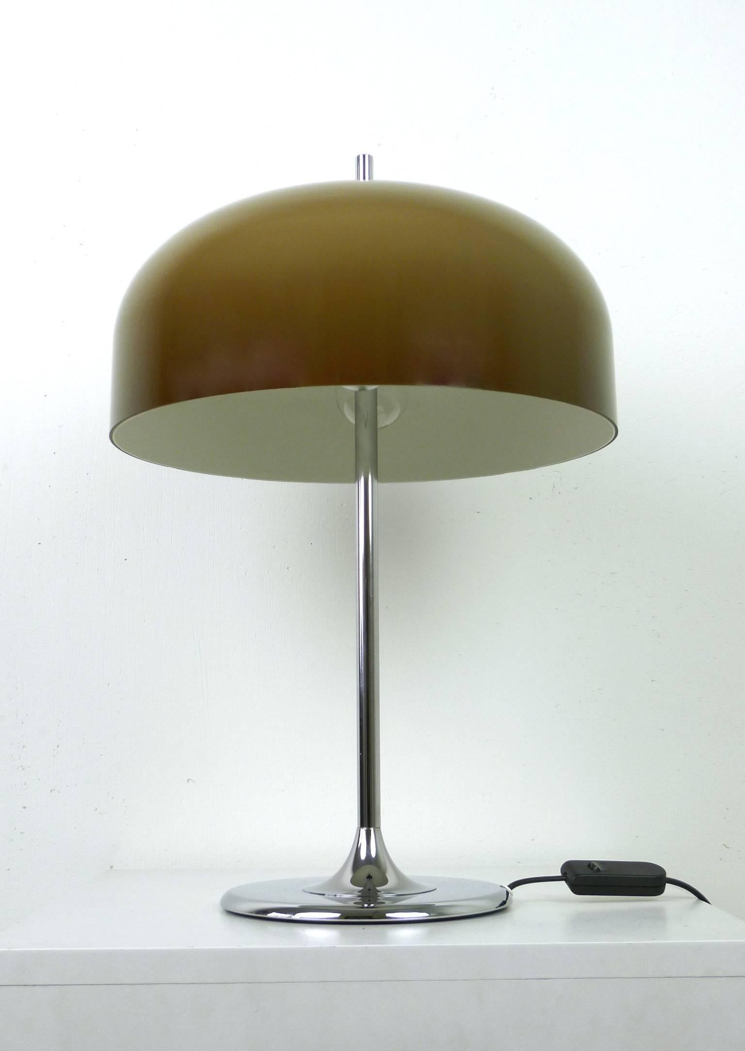 Space Age Chromed Tulip Table Lamp from Germany, 1970s
