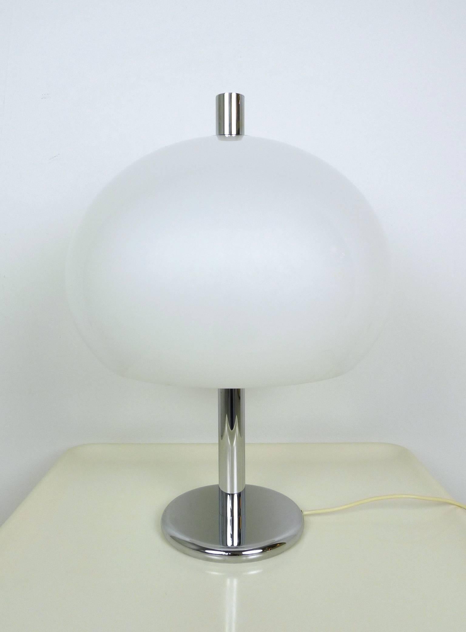 20th Century Large Chromed Table Lamp from Germany, 1970s
