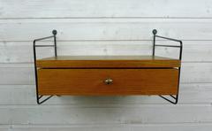 Small Swedish Floating Console von Nisse Strinning for String Design AB, 1960s