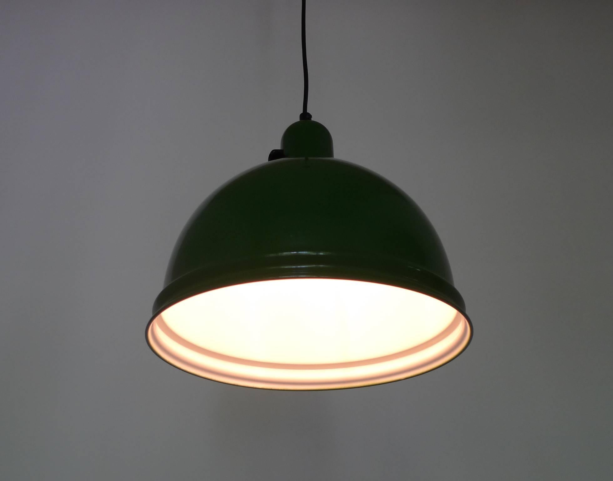 Green Industrial Light from Germany, 1950s 2