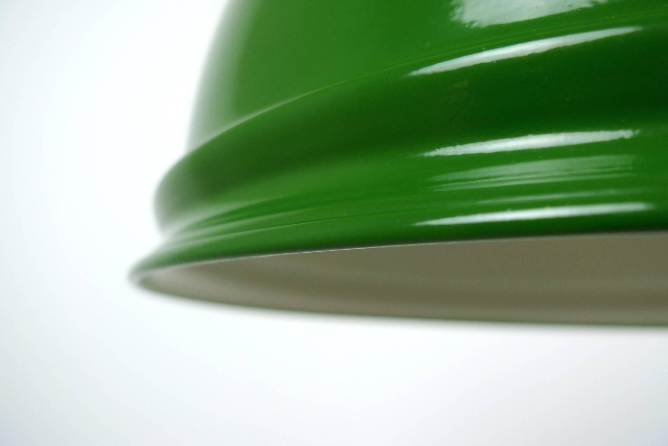 Green Industrial Light from Germany, 1950s 4