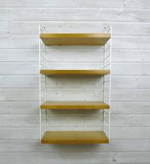 Ash Wall Shelving System by Nisse Strinning for String Design AB, Sweden, 1960s