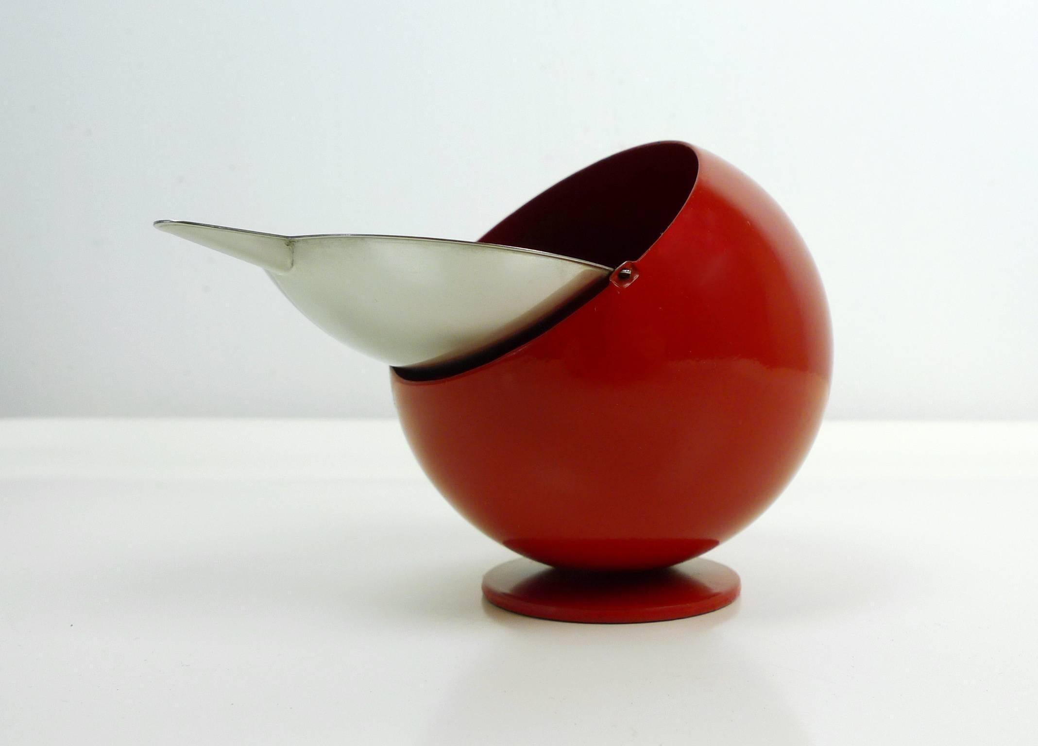 Late 20th Century Red Smokny Ashtray from F. W. Quist, Germany, 1970s