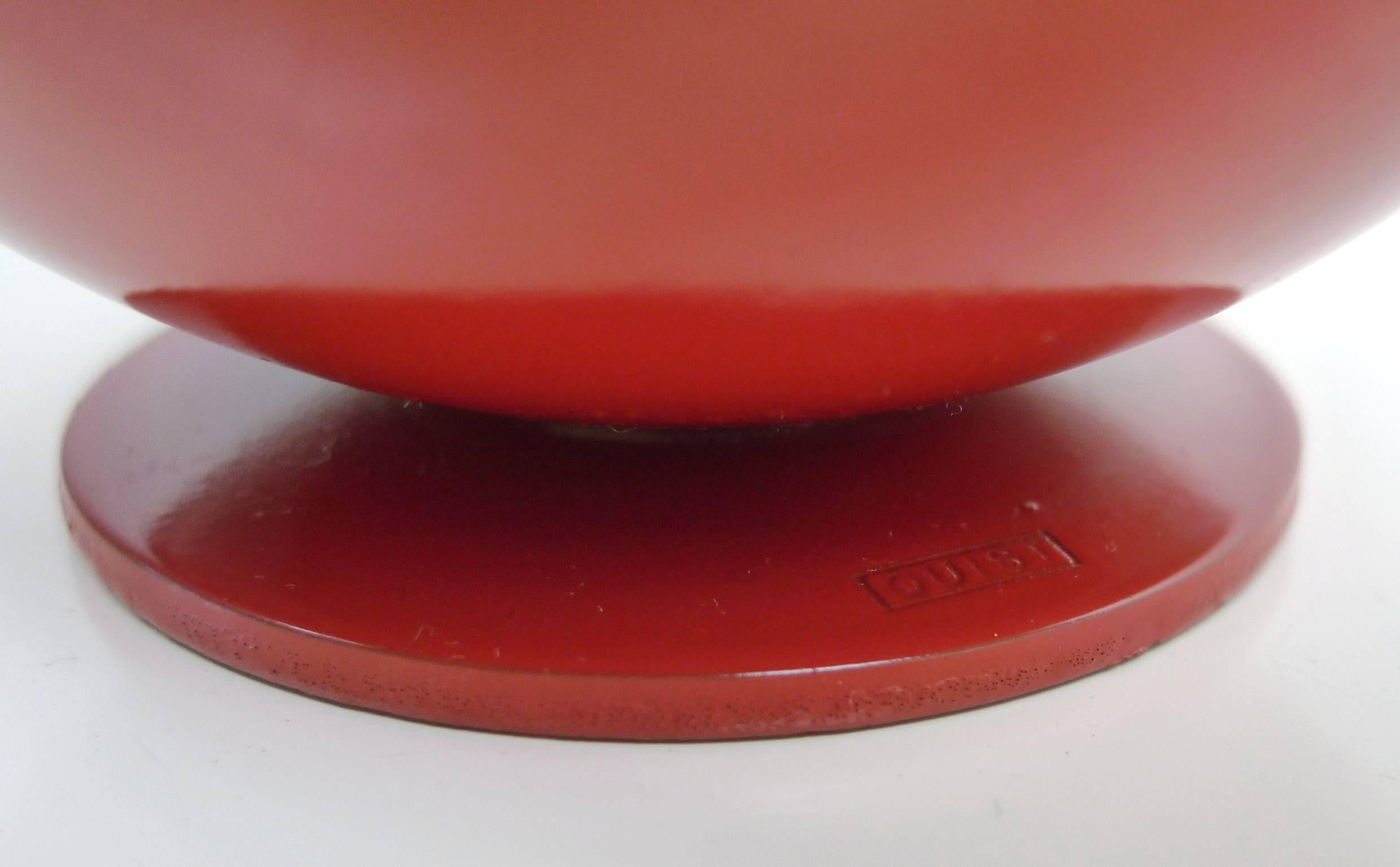 Red Smokny Ashtray from F. W. Quist, Germany, 1970s 2