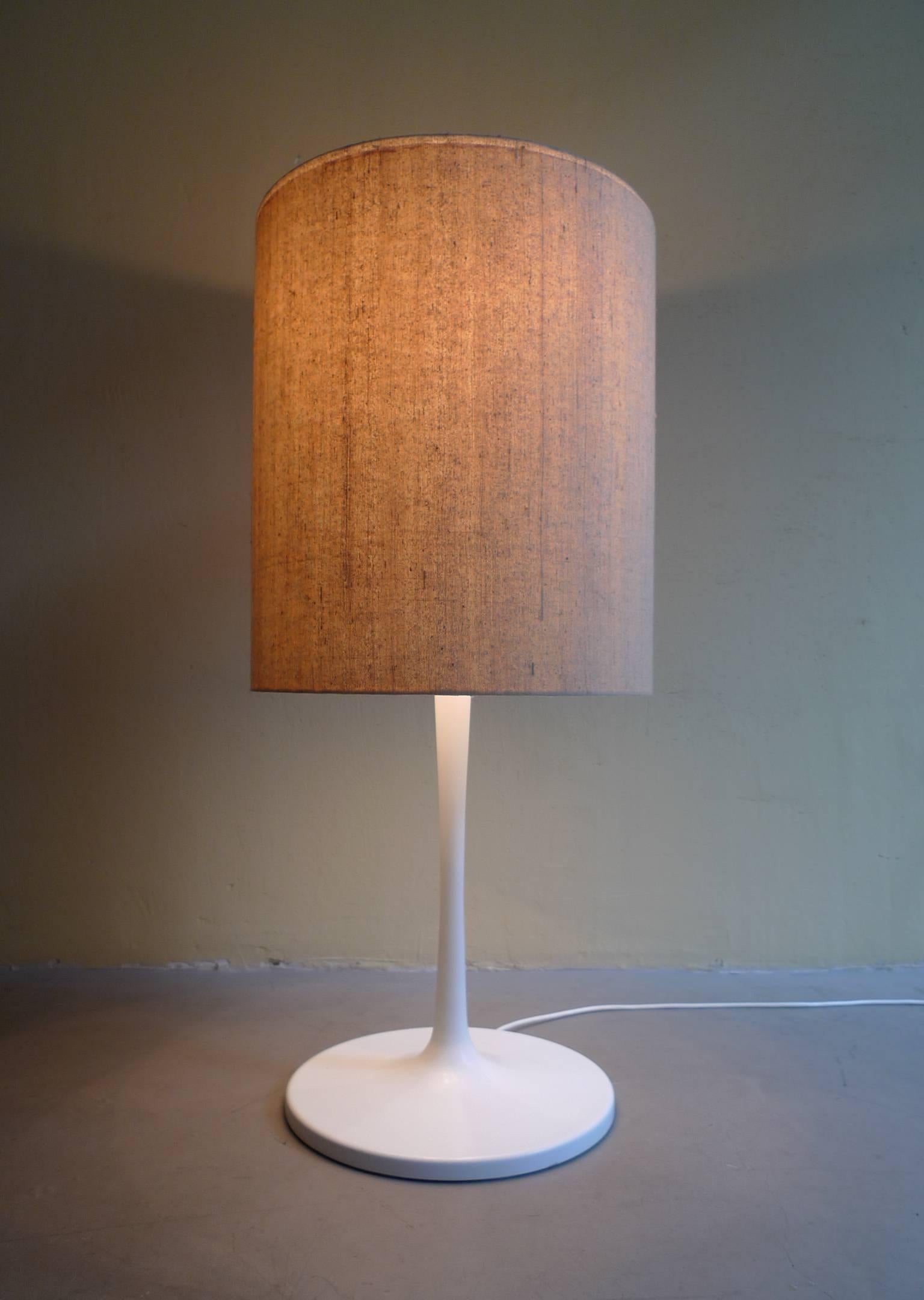 Mid-Century Modern Floor Lamp with White Tulip Base from Staff, Germany, 1960s For Sale