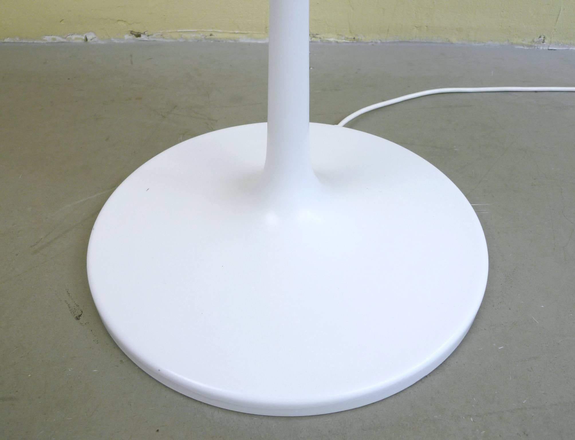 20th Century Floor Lamp with White Tulip Base from Staff, Germany, 1960s For Sale