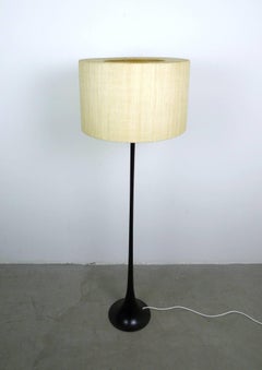German Floor Lamp with Black Tulip Base from Staff, 1960s