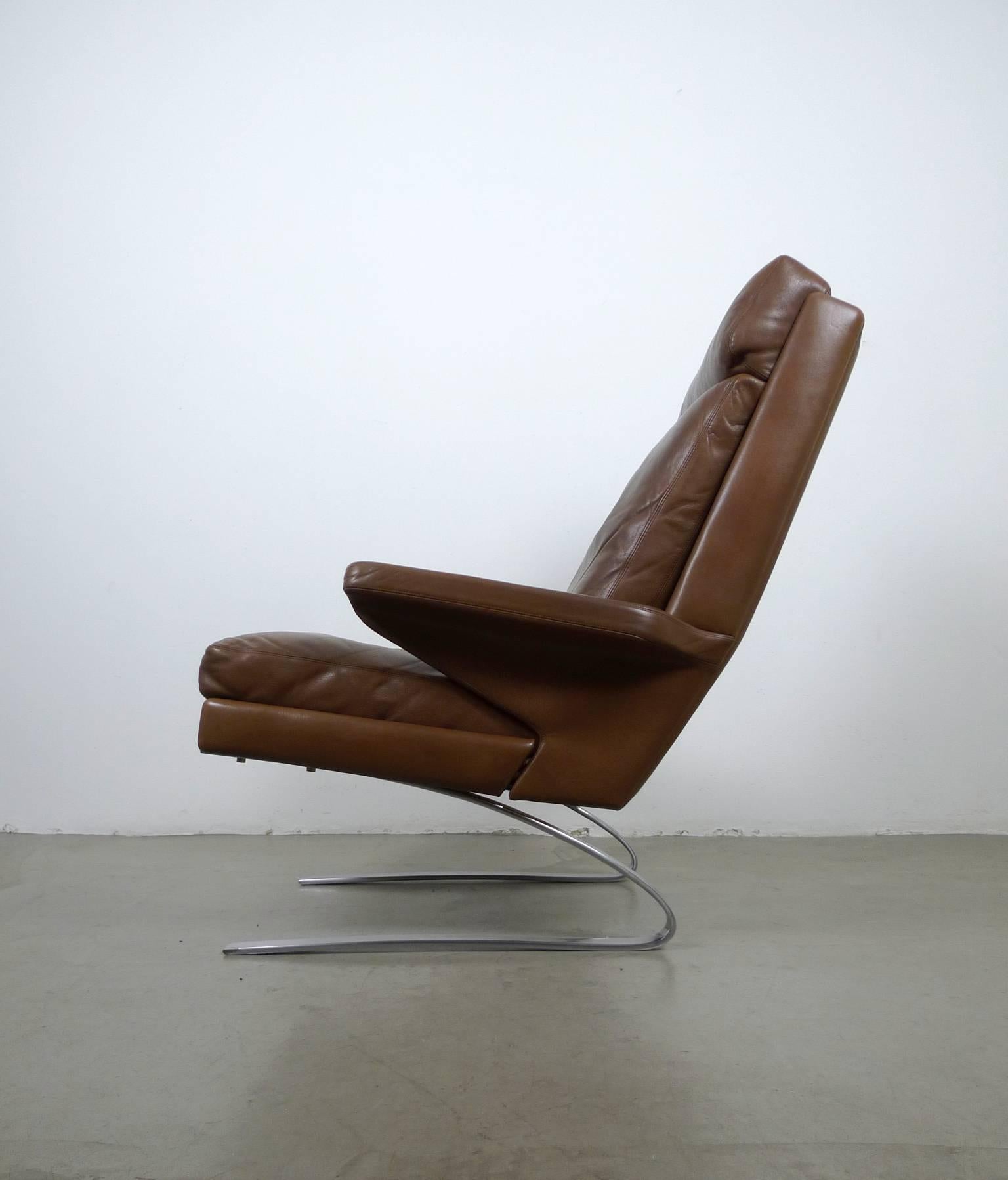 Mid-Century Modern Swing Lounge Chair by Reinhold Adolf for COR, Germany, 1970s
