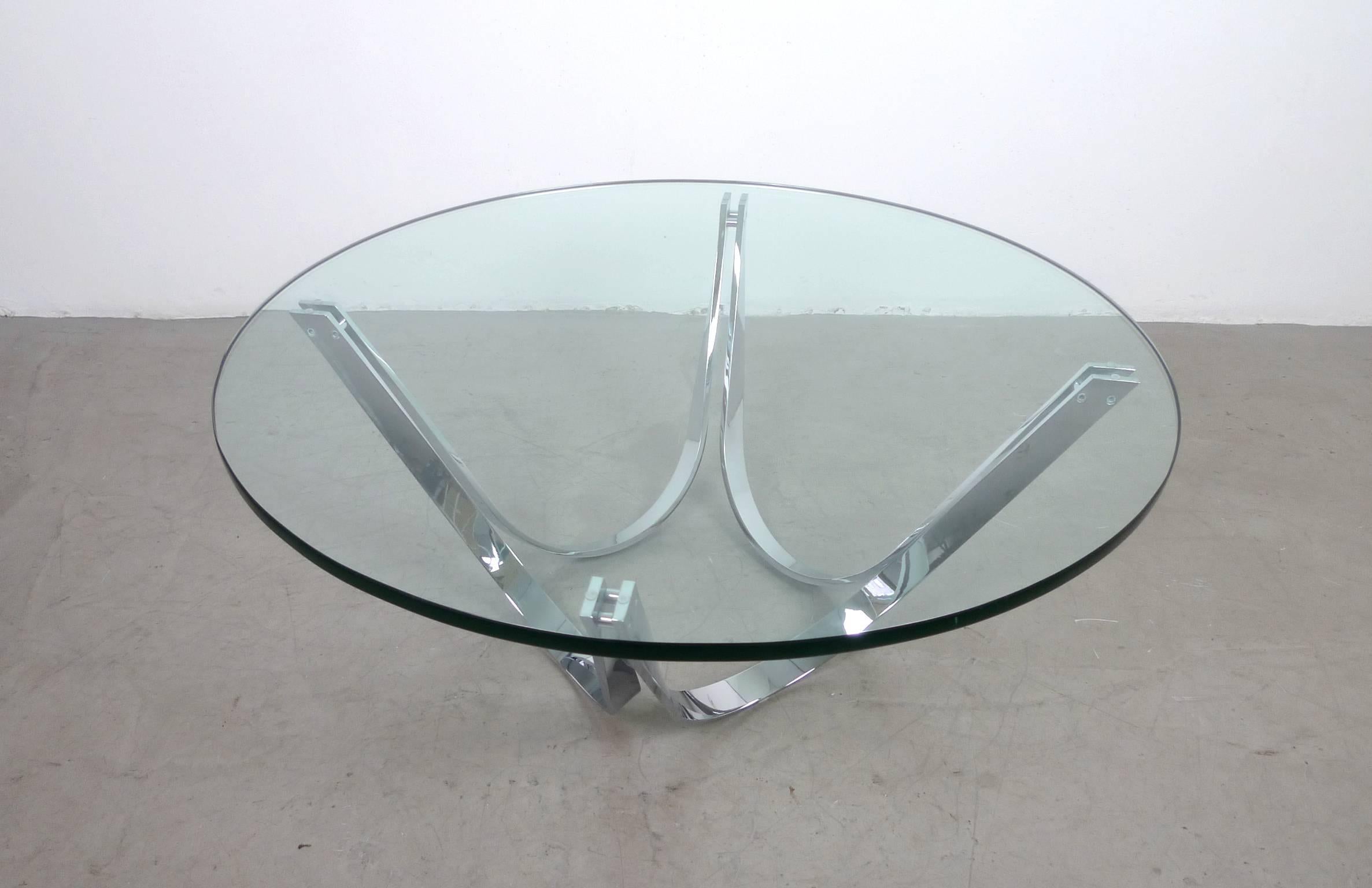 American Glass Coffee Table by Tri-Mark, USA, 1970s