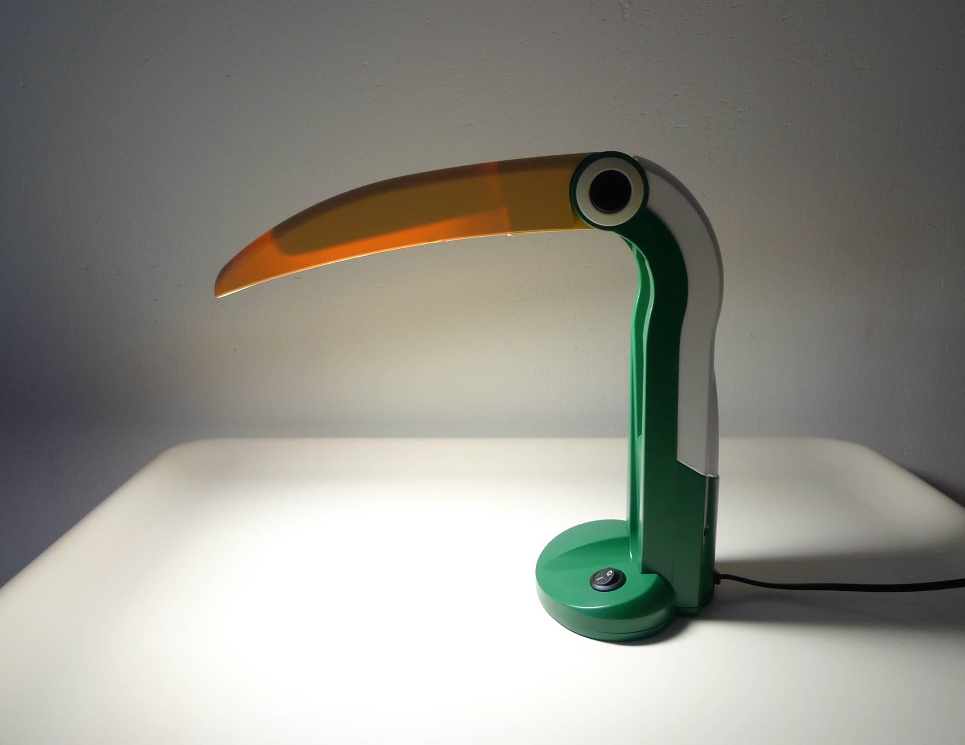 Toucan Table Lamp by H.T. Huang for Fantasia Verlichting, Belgium, 1980s 3