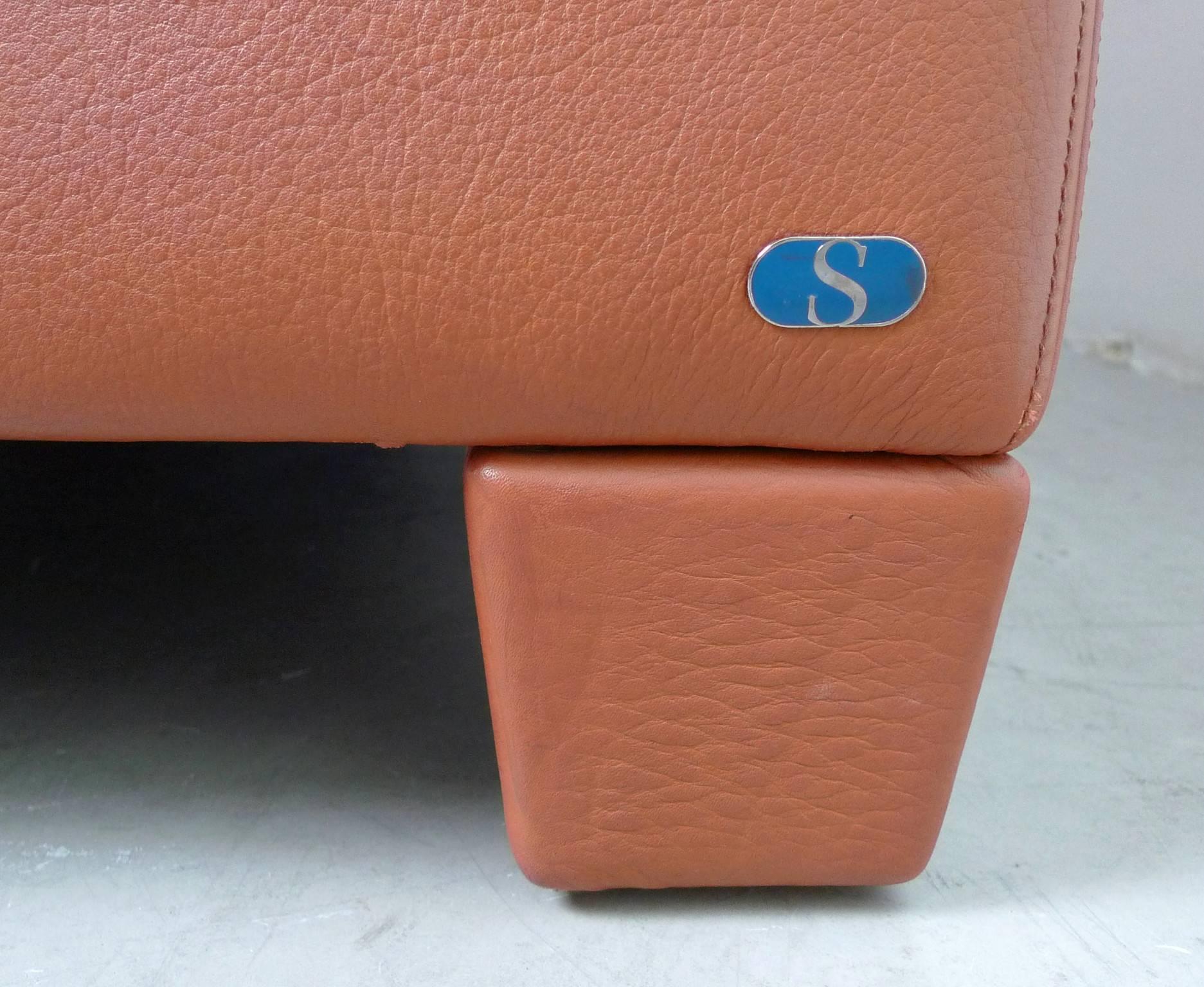 Cognac Leather DS-17 Sofa from De Sede, Switzerland, 1989 4