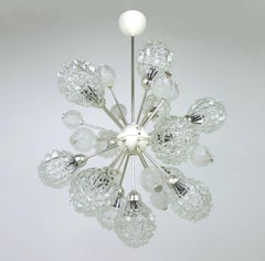 Space Age Sputnik Style Chandelier, Germany, 1970s