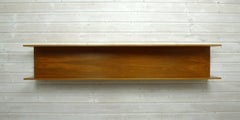 Walnut Wall Shelf by Walter Wirtz for Wilhelm Renz, Germany, 1960s
