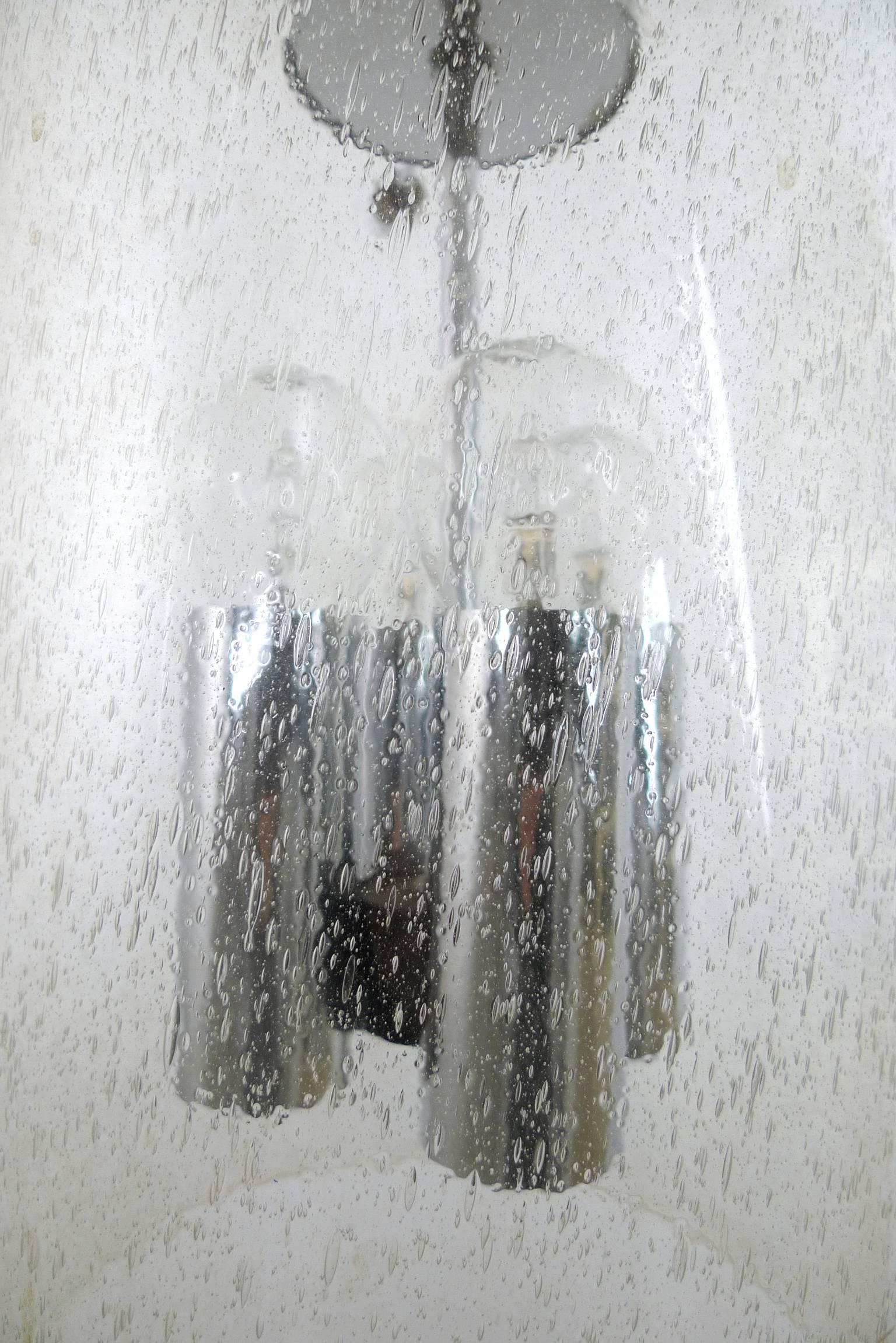 1970s Glass Ceiling Lamp from Glashütte Limburg, Germany For Sale 1