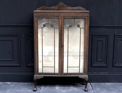 Edwardian Glass Display Cabinet Mahogany
