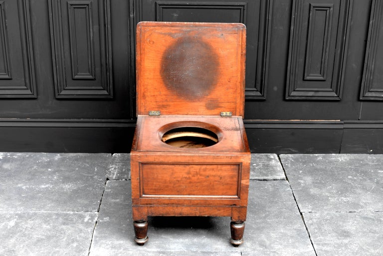 Victorian Wooden Chamber Pot For Sale at 1stDibs