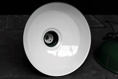 Original Salvaged Thorlux Industrial Vintage Enamel Factory Pendants