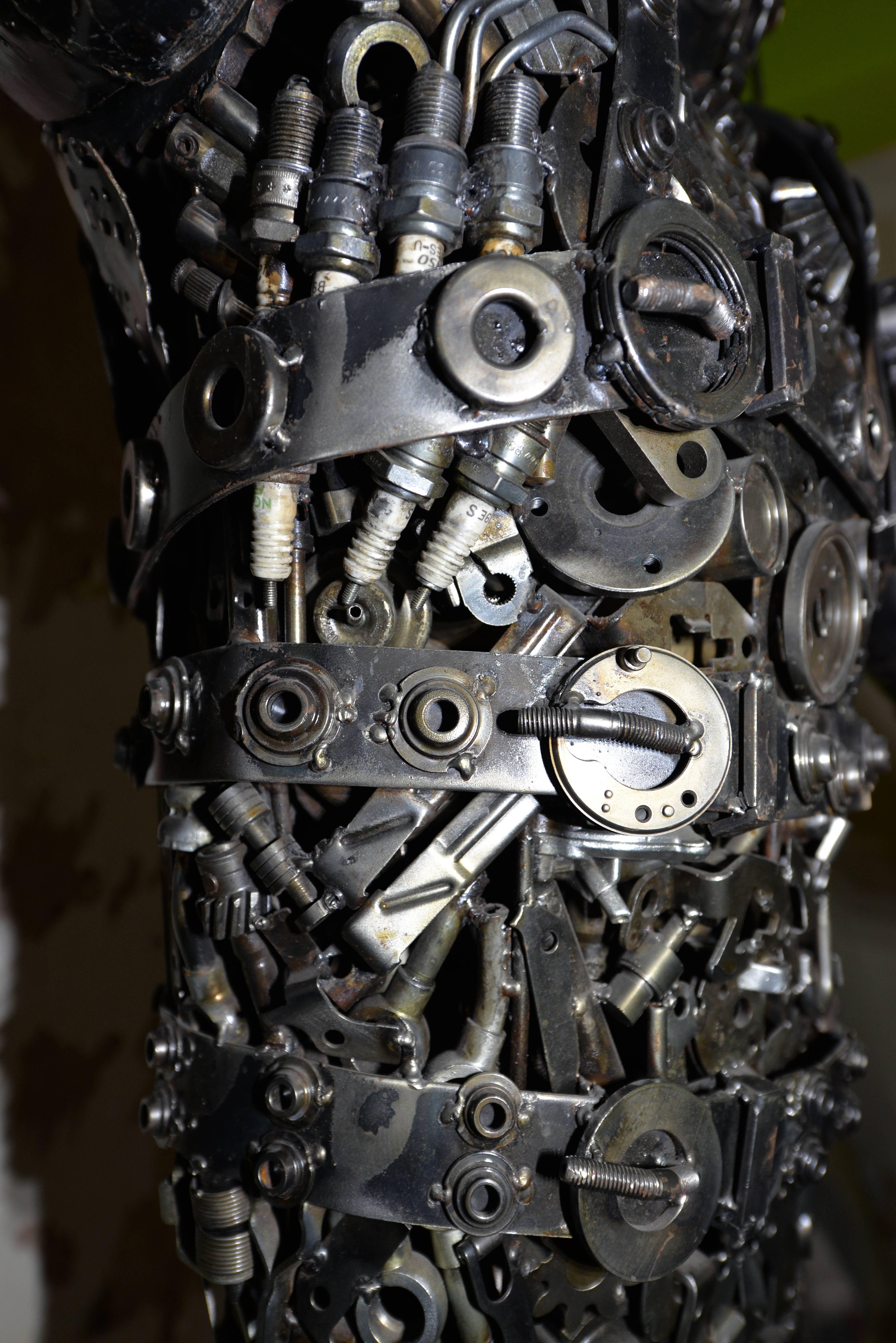 Lifesize Edward Scissorhands Metal Sculpture For Sale 2