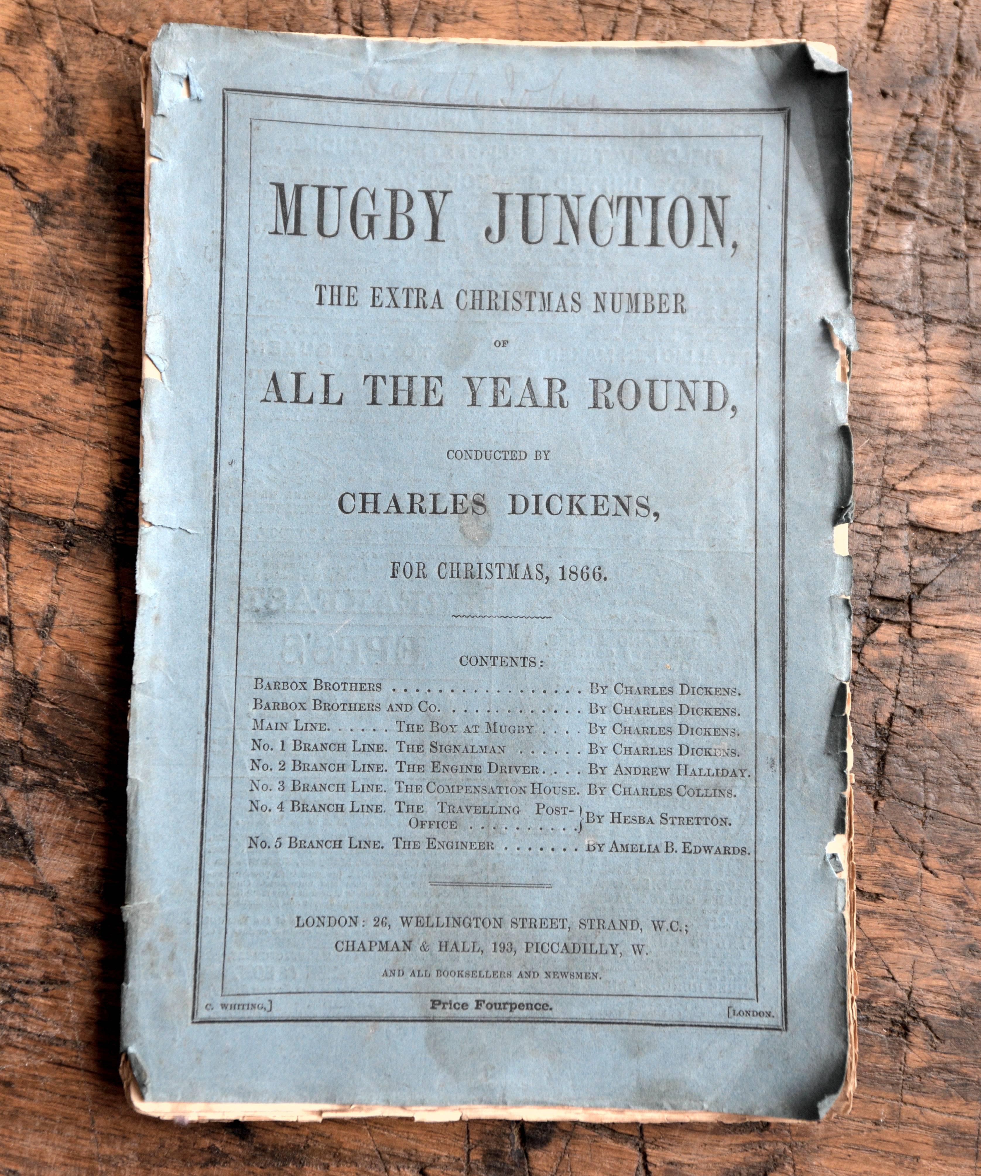 If shipped to the US or EU, no import tax applies.  

All the Year Around was a literary magazine founded by Charles Dickens published between 1859 and 1895 and published/edited by Dickens himself until his death in 1870. As a result only 11 of