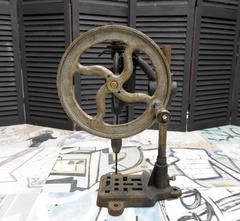 1920s Governor No. 1 British Made, Hand Operated Bench Pillar Drill Press