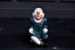 Hand Carved Clown Sculpture