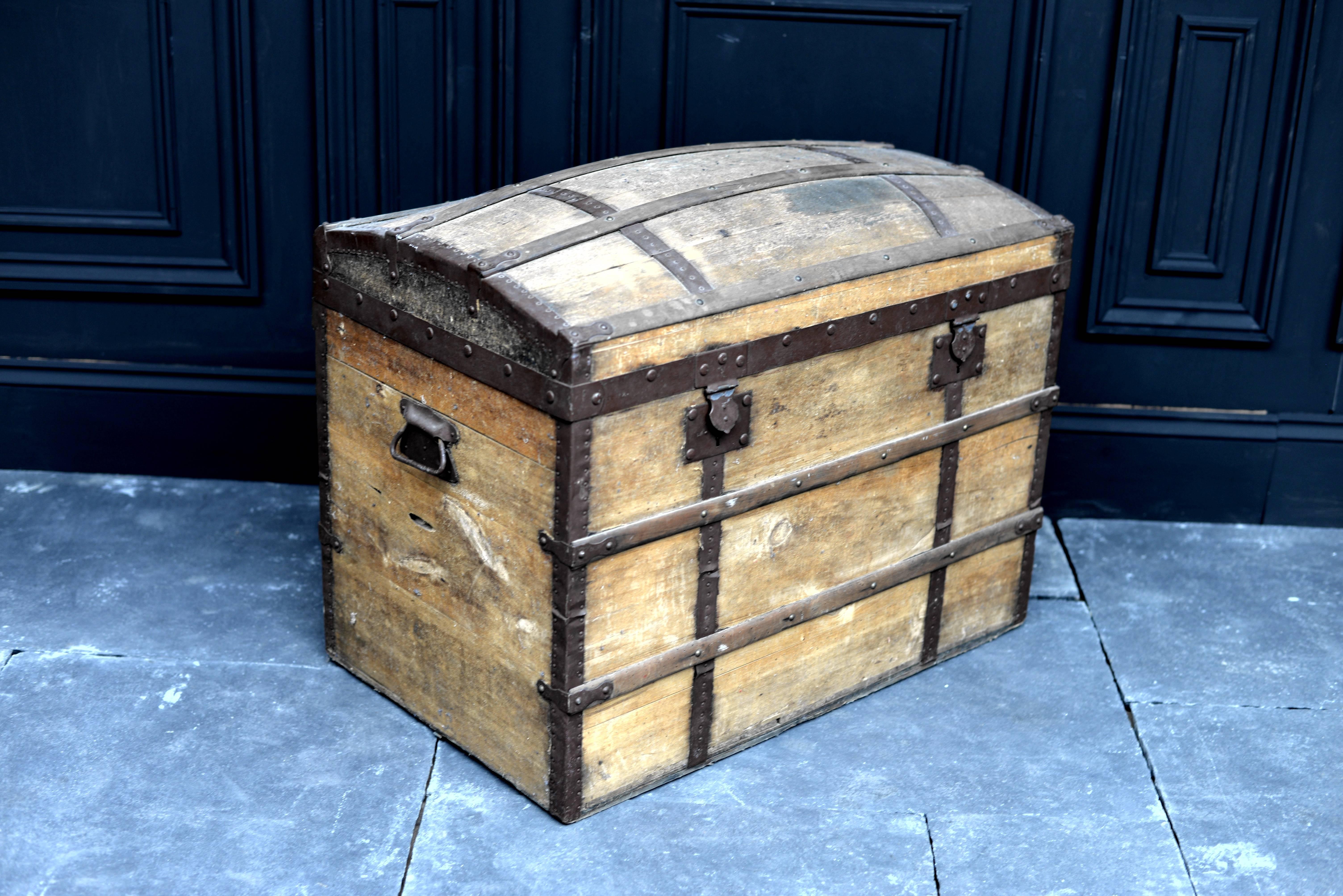 1960s travelling chest or trunk.