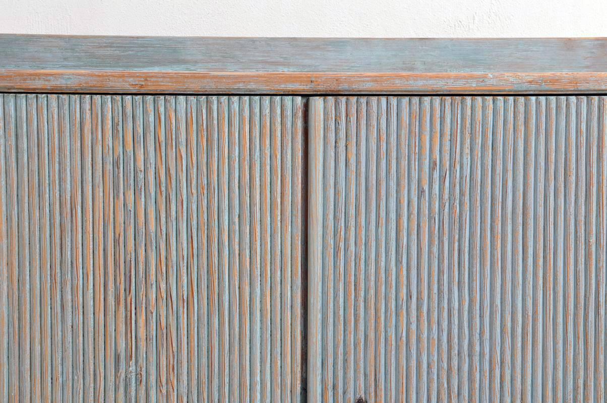 Hand-Carved 18th Century Swedish Gustavian Sideboard For Sale