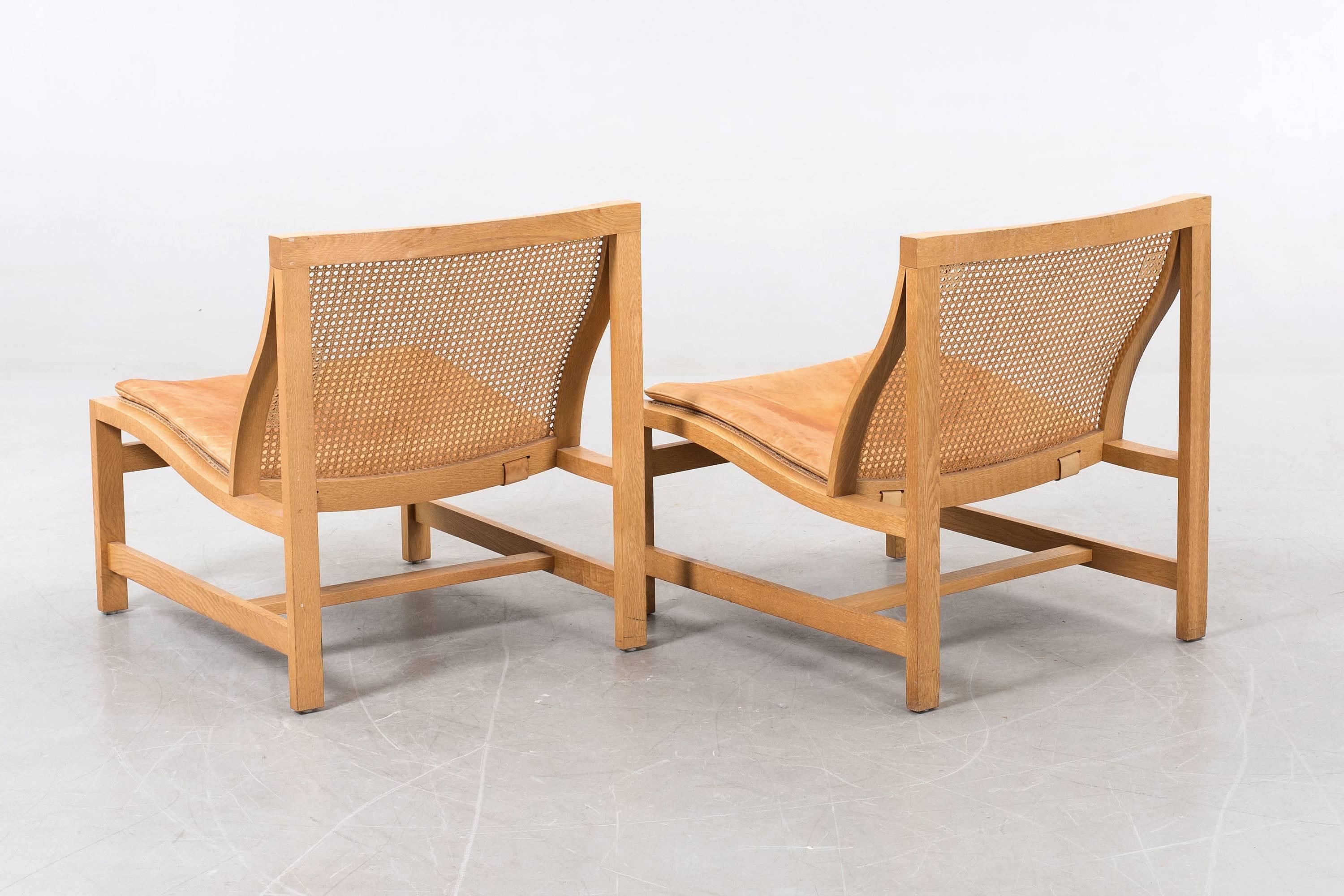 Rud Thygesen and Johnny Sorensen 'King Series' Lounge Chairs In Excellent Condition In Madrid, ES
