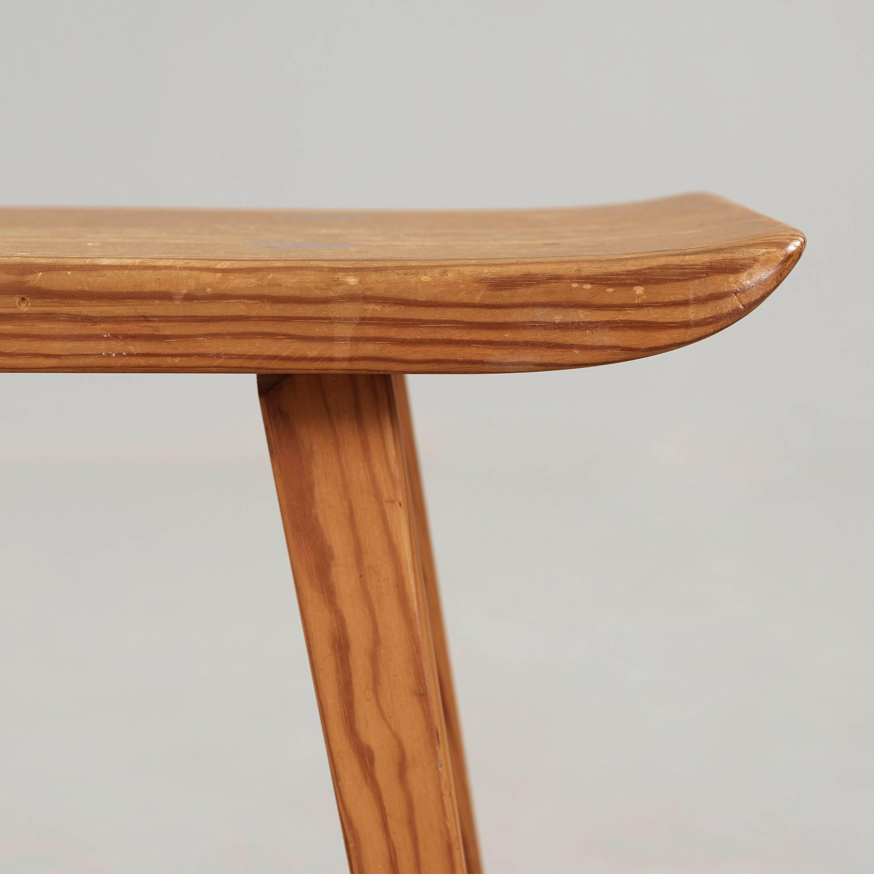 Scandinavian Modern Visingsö Pine Bench by Carl Malmsten For Sale