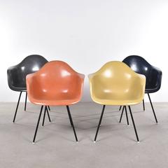 Set of Four Eames DAX Herman Miller, USA Dining Chairs (No.2)