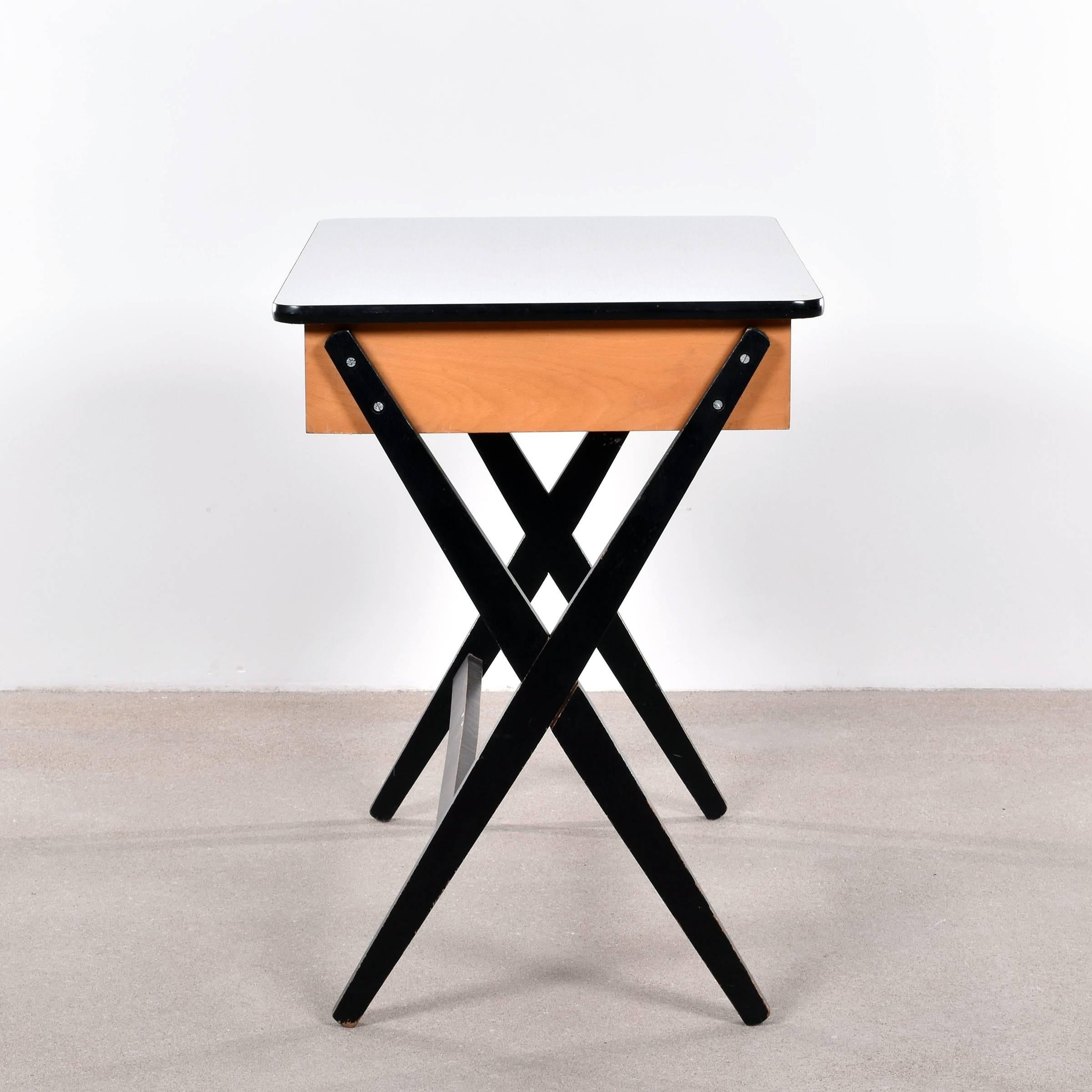 Mid-Century Modern Coen de Vries Small Desk for Devo, Netherlands 'Durch Design'