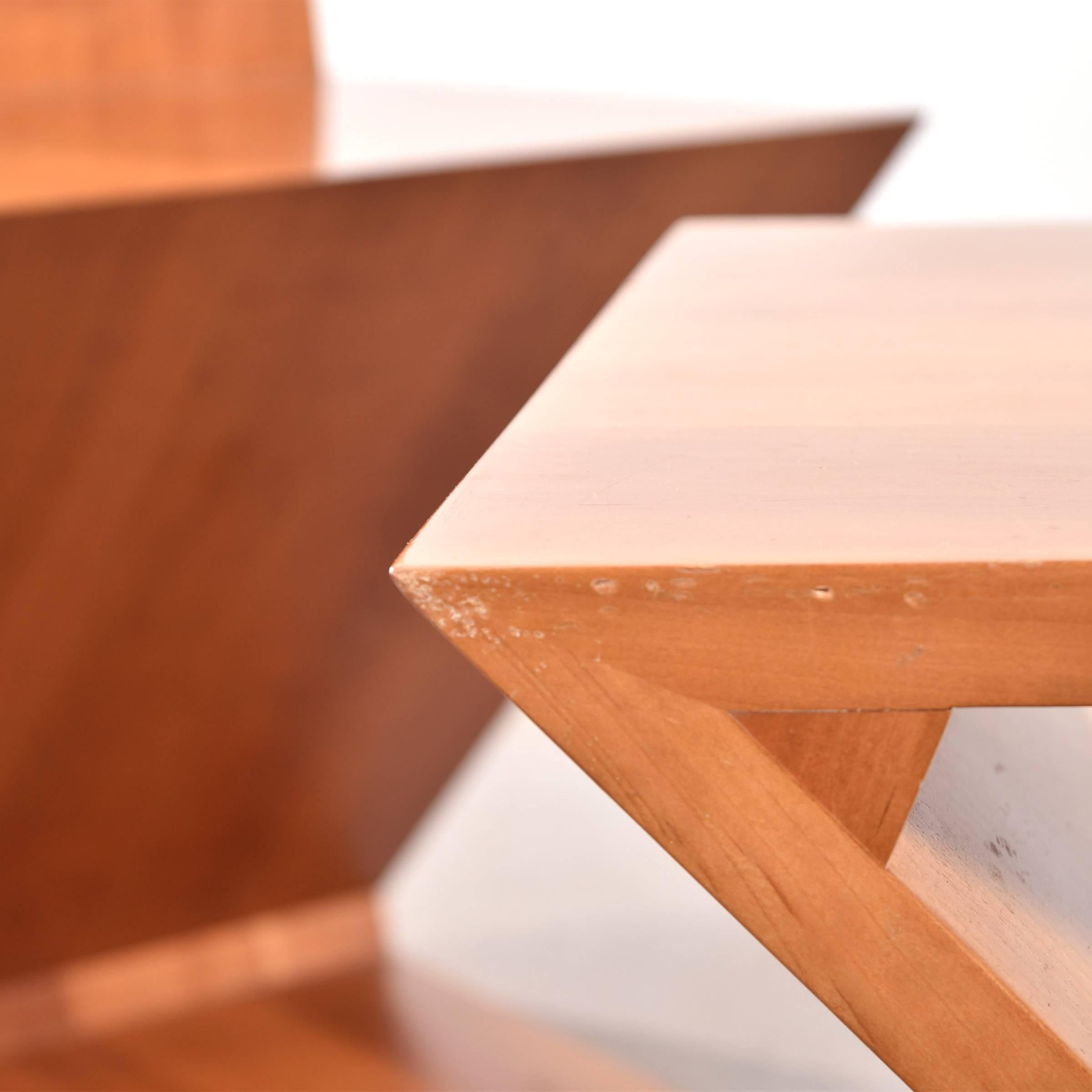 Gerrit Rietveld Zig Zag Stühle für Cassina (Holz)