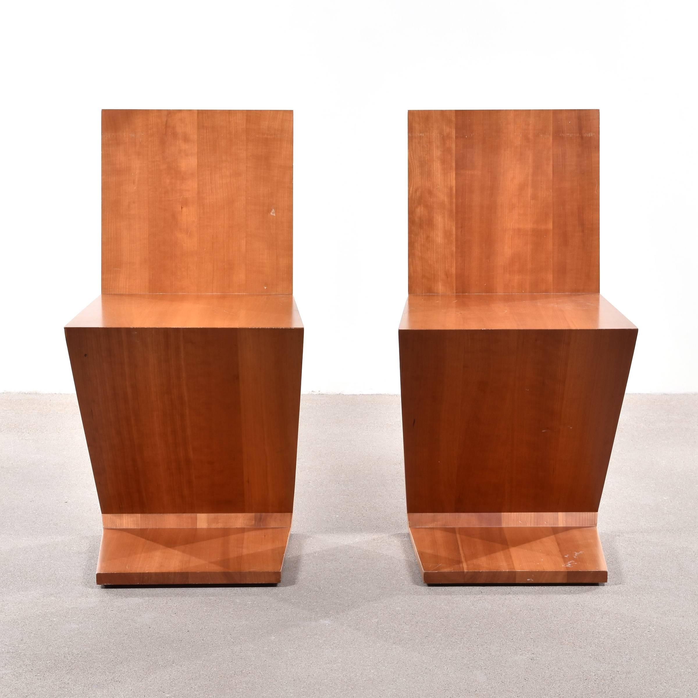 Gerrit Rietveld Zig Zag Stühle für Cassina (Italienisch)