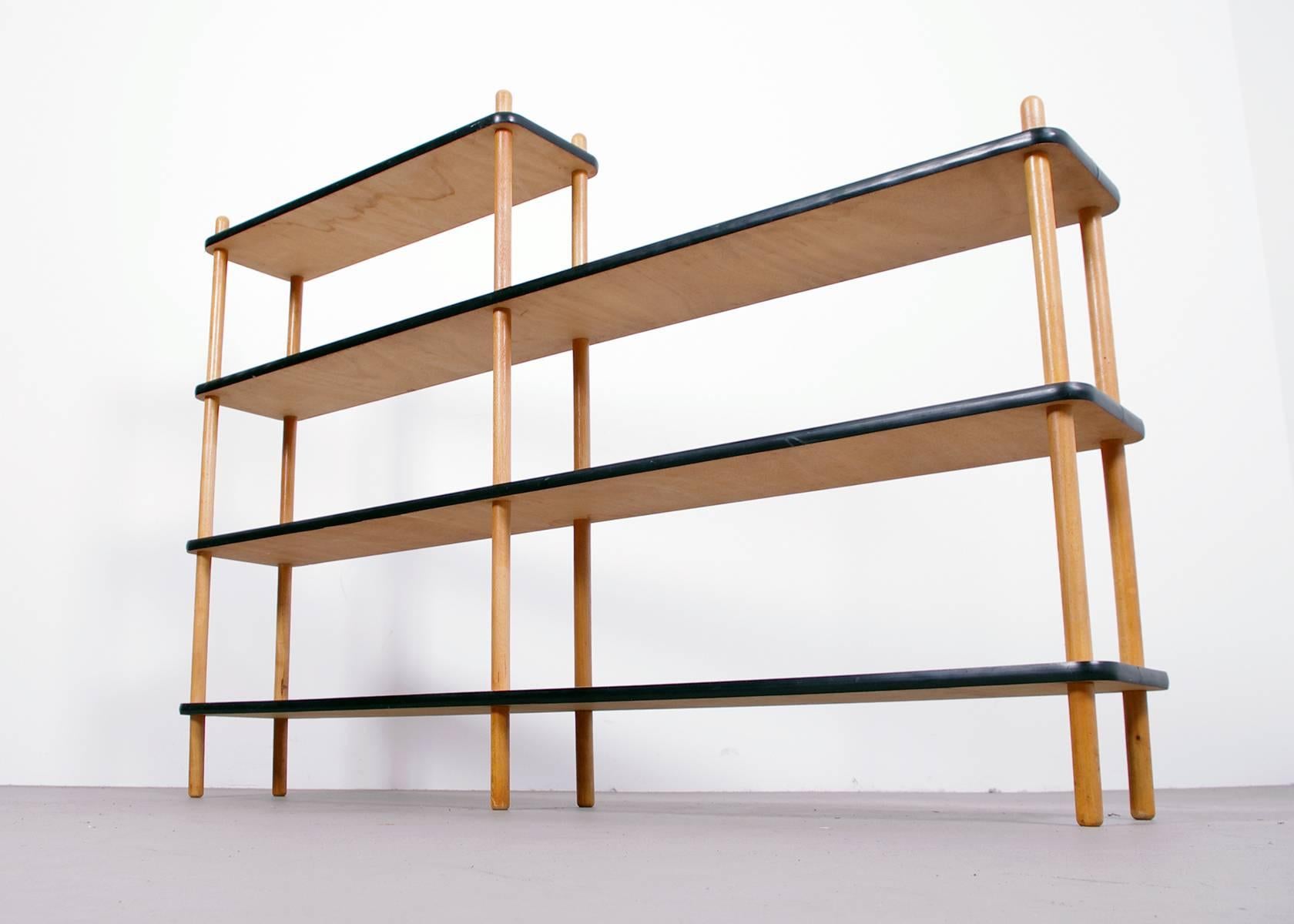 Simple and elegant room divider / bookcase in the style of Willem Lutjens.
Formica shelves and beechwood sticks. Easy to transport / disassembling.

Free shipping for European destinations!

We strive for a high level of service and offer: