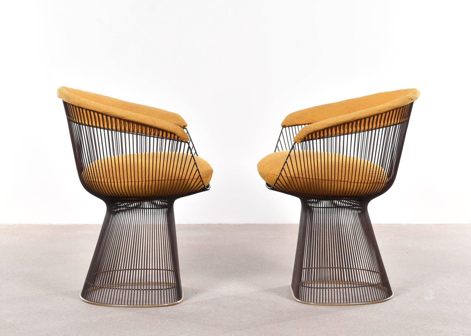 Warren Platner Dining Chairs for Knoll at 1stdibs