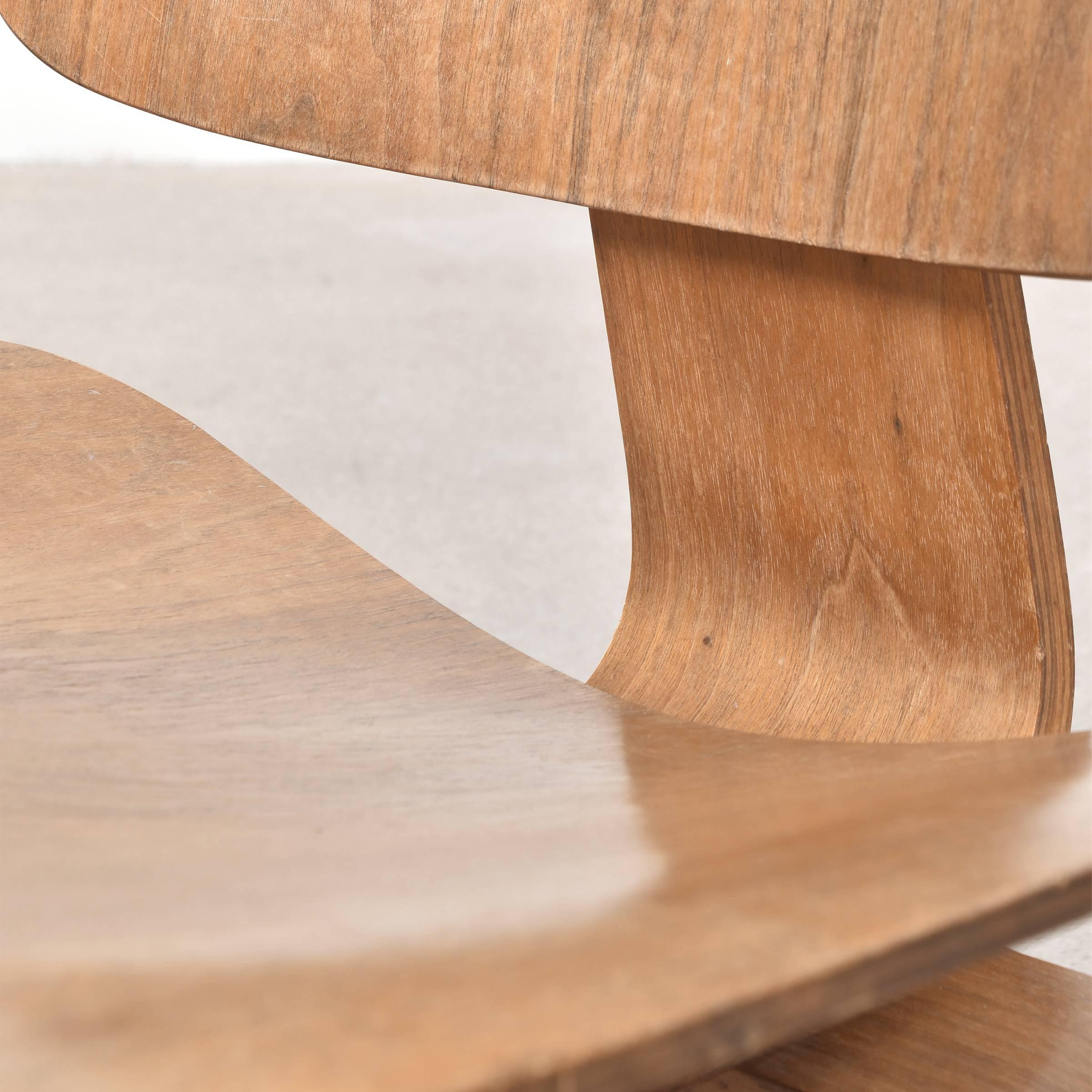 American Eames LCW Walnut Lounge Chair for Herman Miller