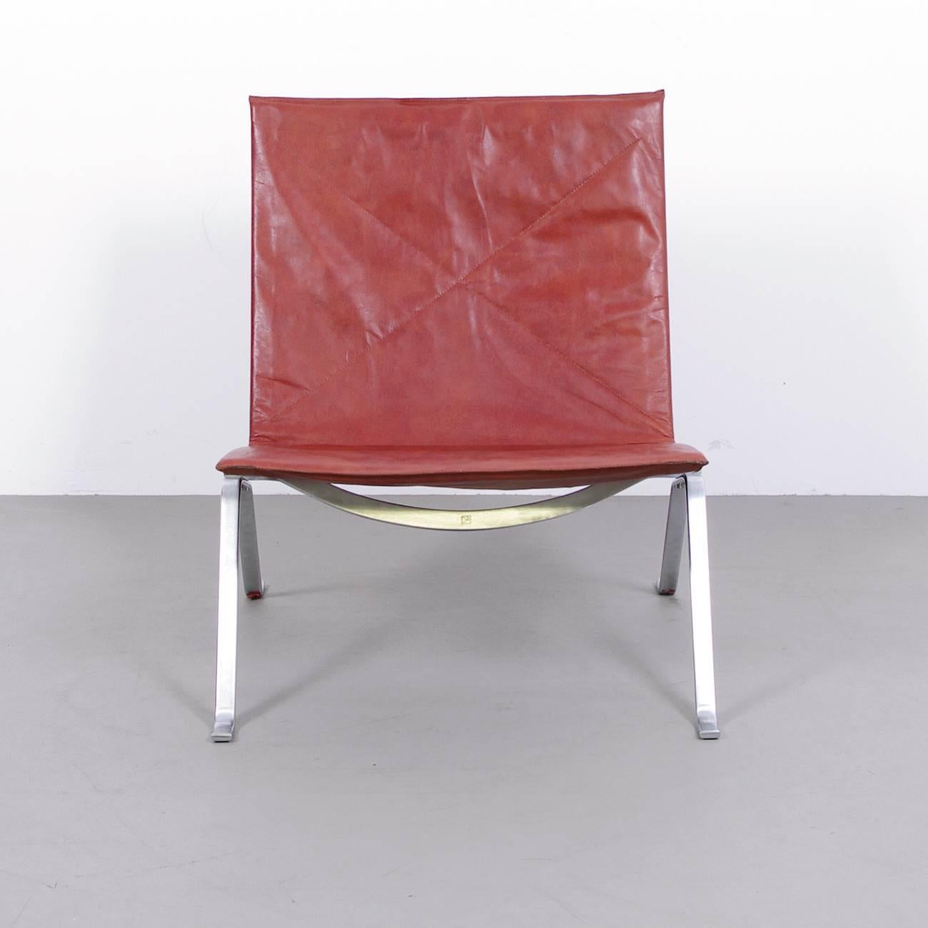 Danish Poul Kjaerholm PK22 Lounge Chair for E Kold Christensen