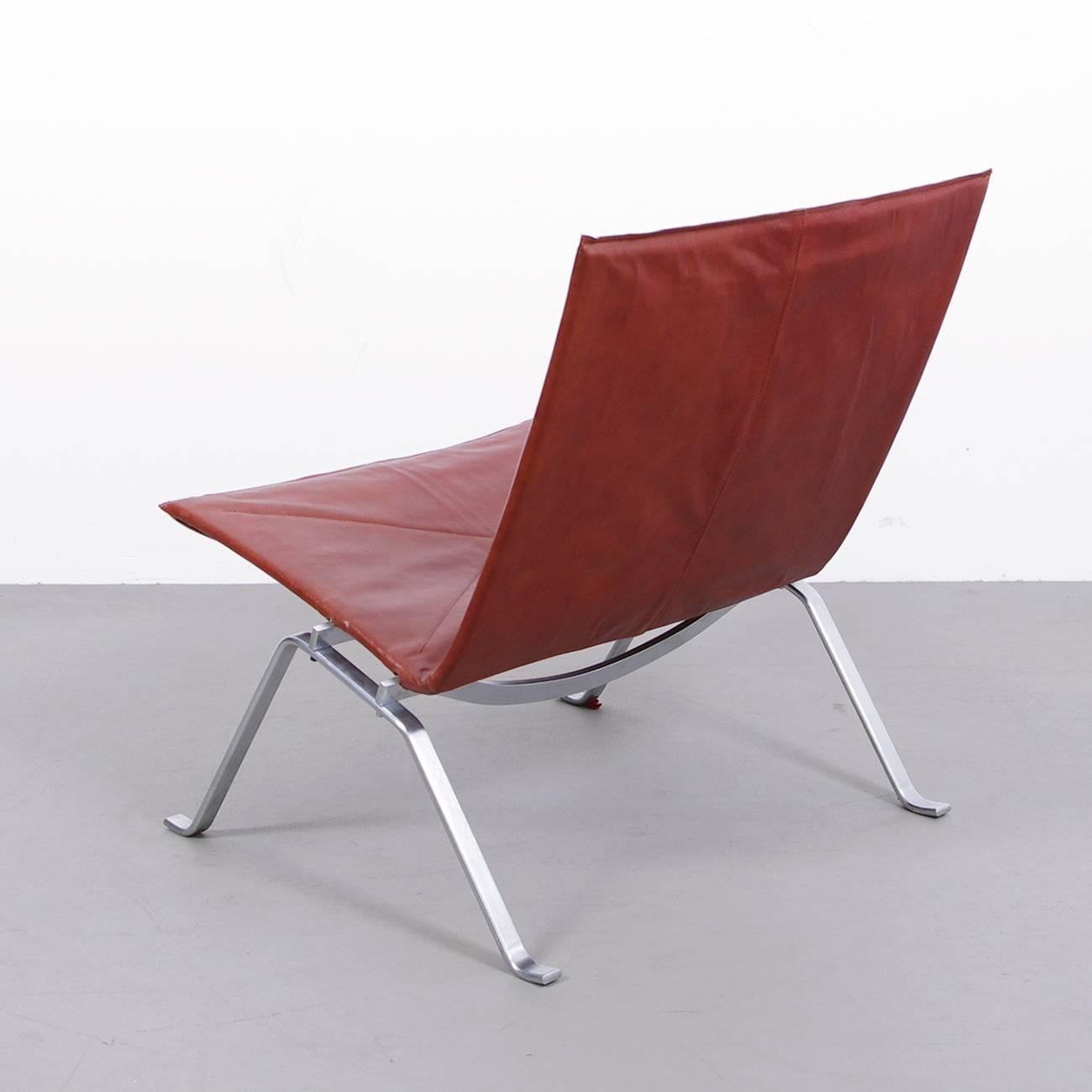 Scandinavian Modern Poul Kjaerholm PK22 Lounge Chair for E Kold Christensen
