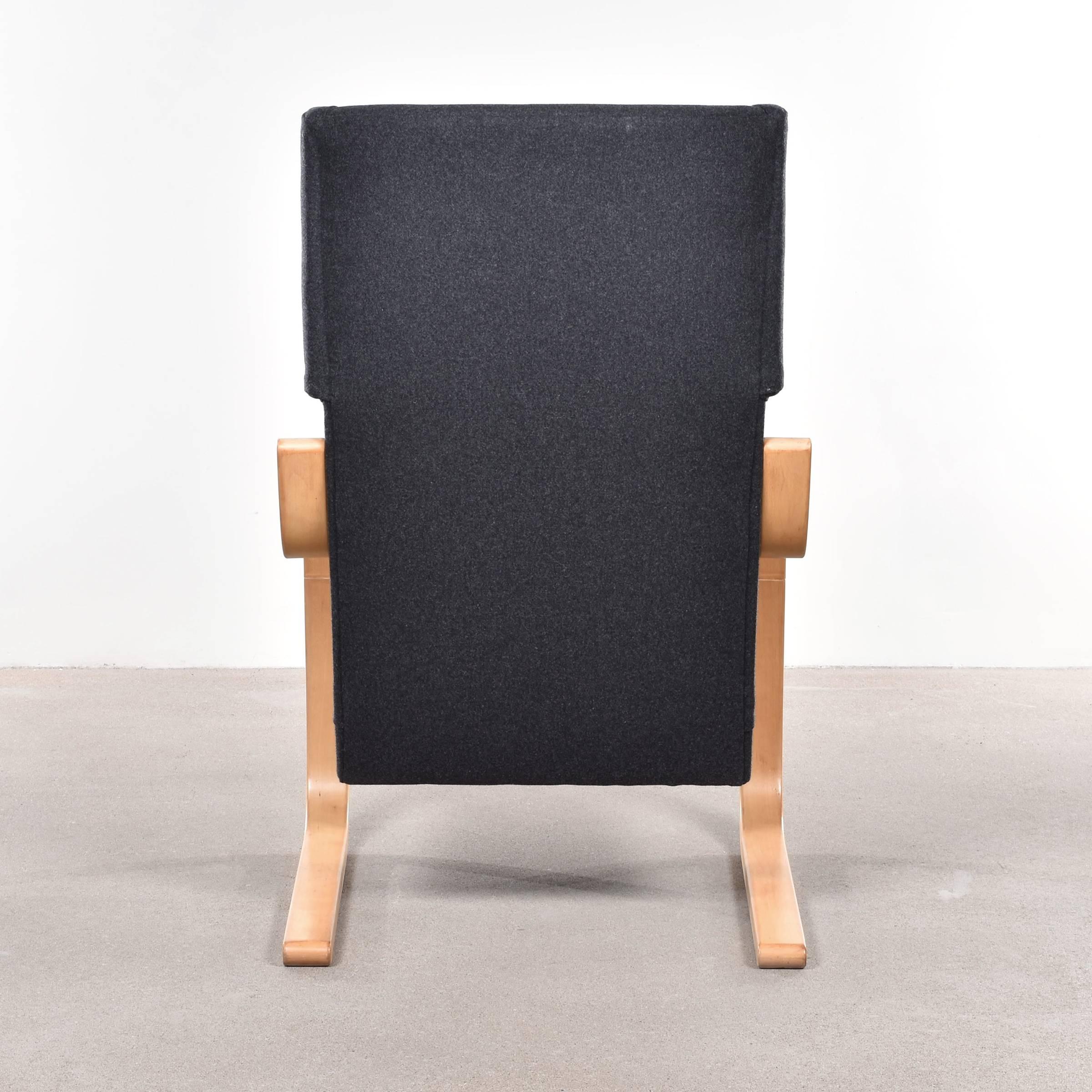 Fabric Alvar Aalto 401 Wingback Lounge Chair for Artek, Finland
