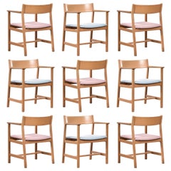 Børge Mogensen Dining Chairs, Model 3248 for Fredericia Stolefabrik