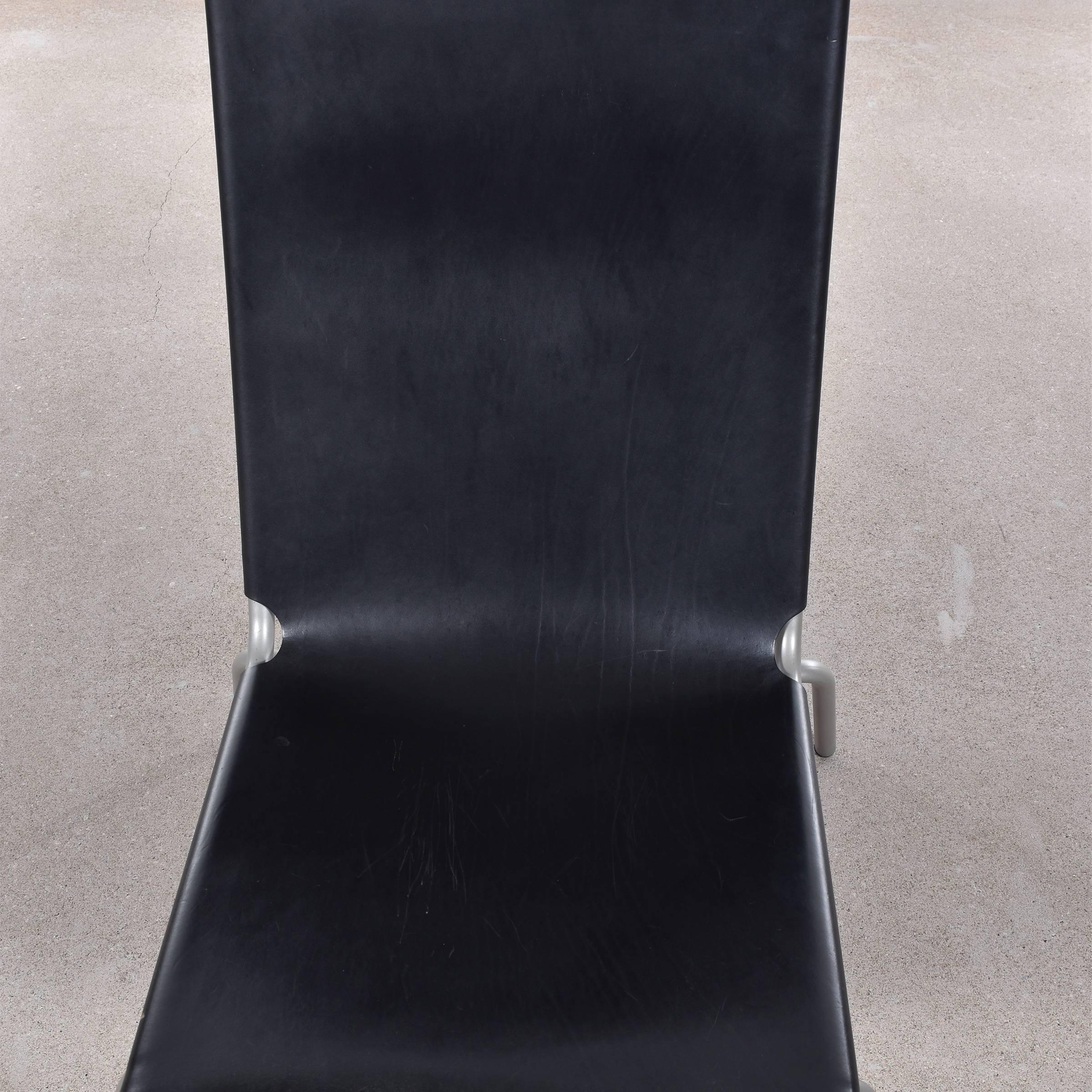 Leather Fabiaan Van Severen Lounge Chair, Belgium, 1998
