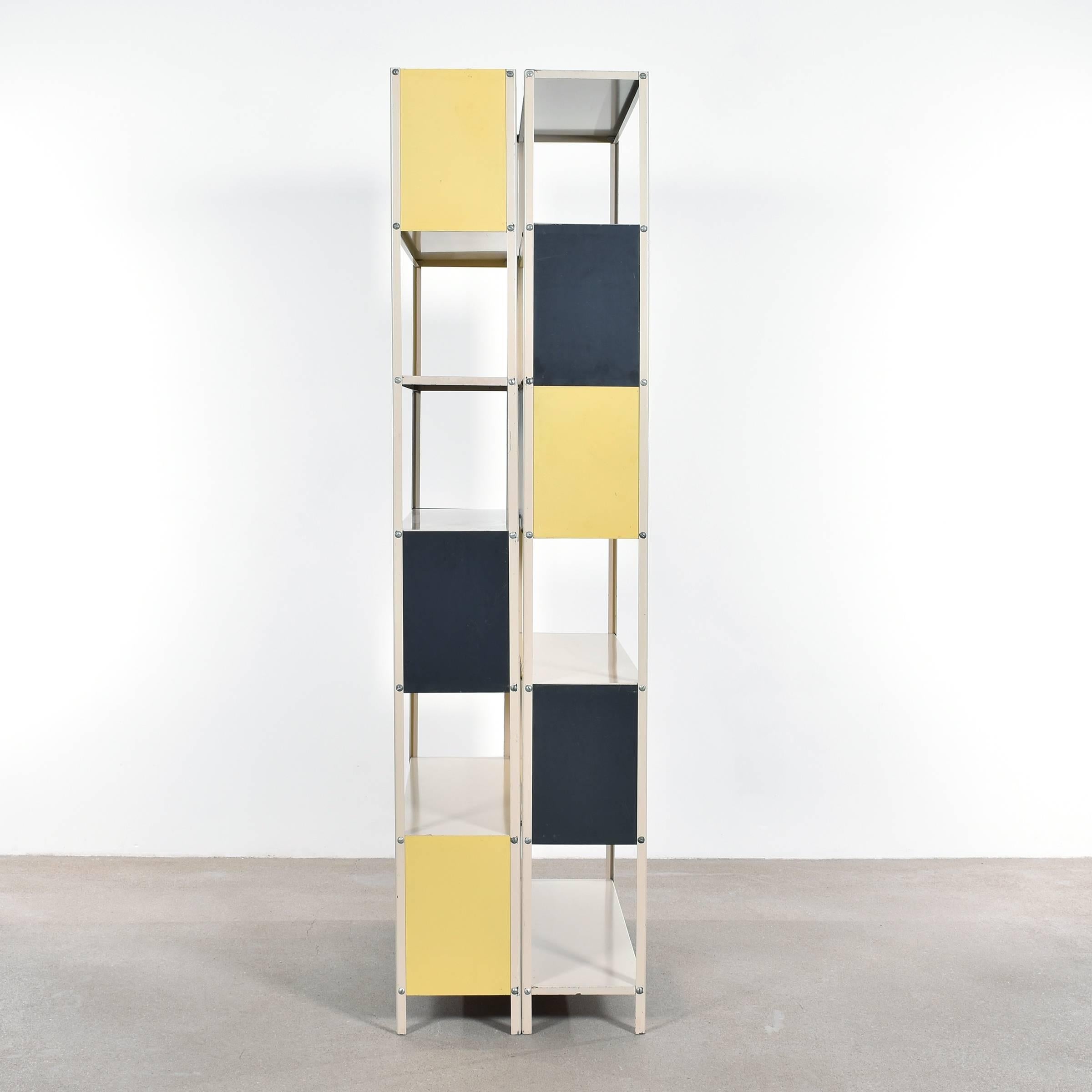 Mid-Century Modern Rare Modular Bookcase by Friso Kramer for Asmeta