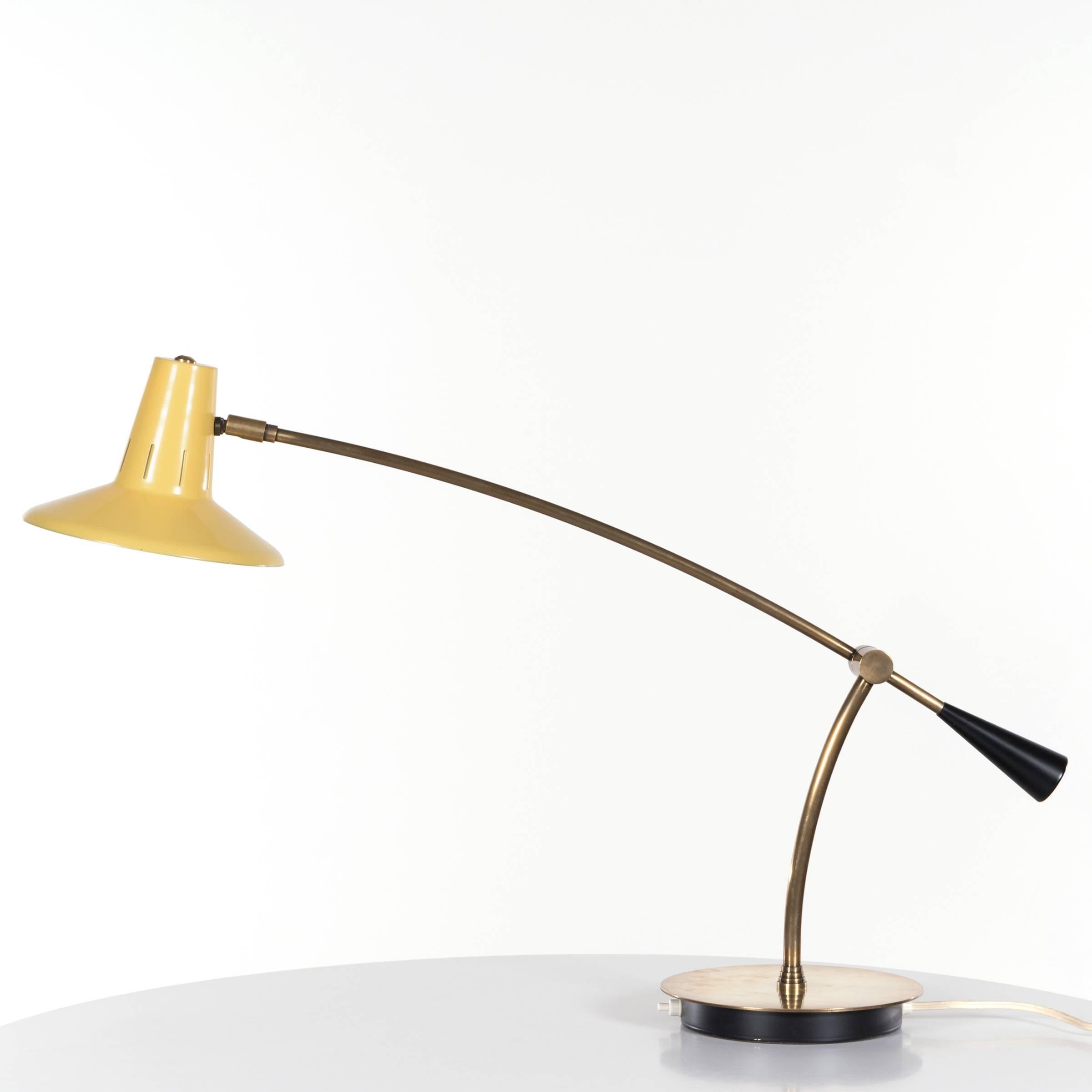 Mid-Century Modern Desk or Table Lamp in Style of Hala Zeist and Anvia, Netherlands